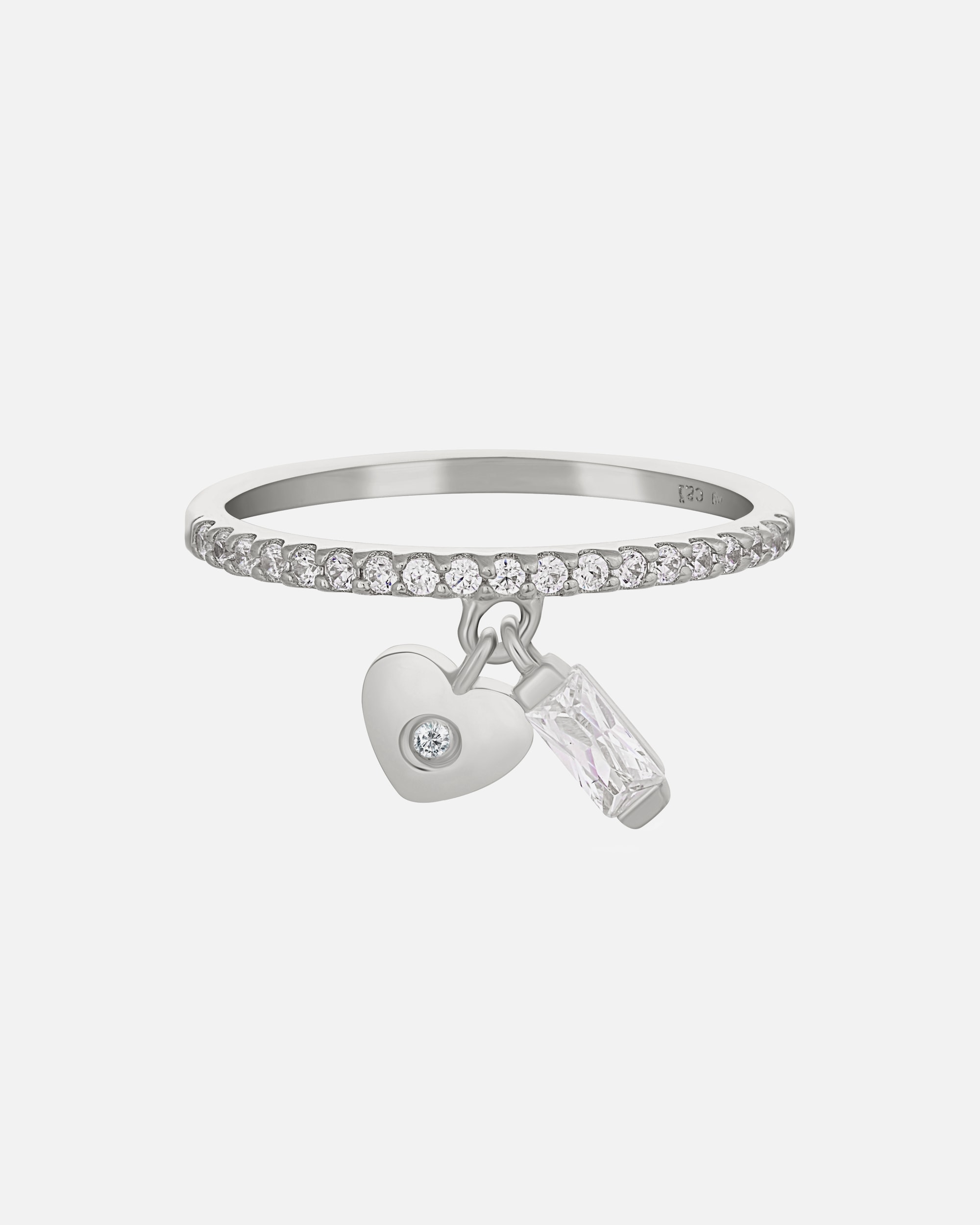 Ring für Weiblich caï Ring 925/- Sterling Silber Zirkonia 048 (15,3)