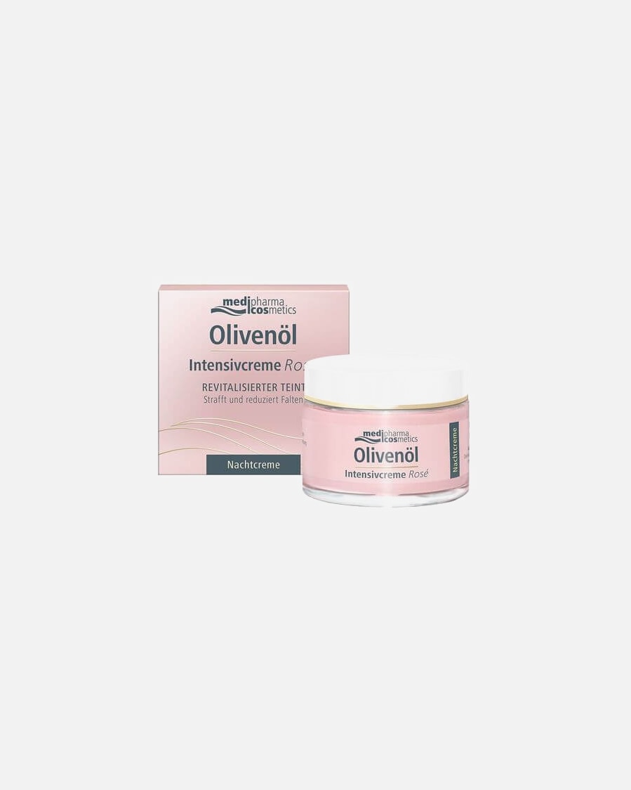 Nachtcreme für Unisex medipharma Cosmetics Medipharma Cosmetics OLIVENÖL Intensivcreme Rose Nachtcreme 50 ml