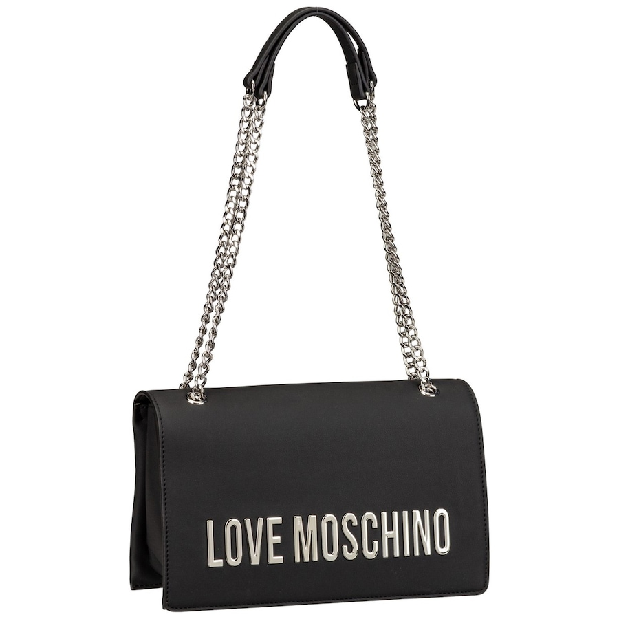 Love Moschino Handtasche Bold Black/Silver Schwarz Damen
