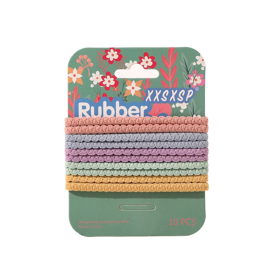 SOHO Lyla Haargummis Rainbow Silber Damen