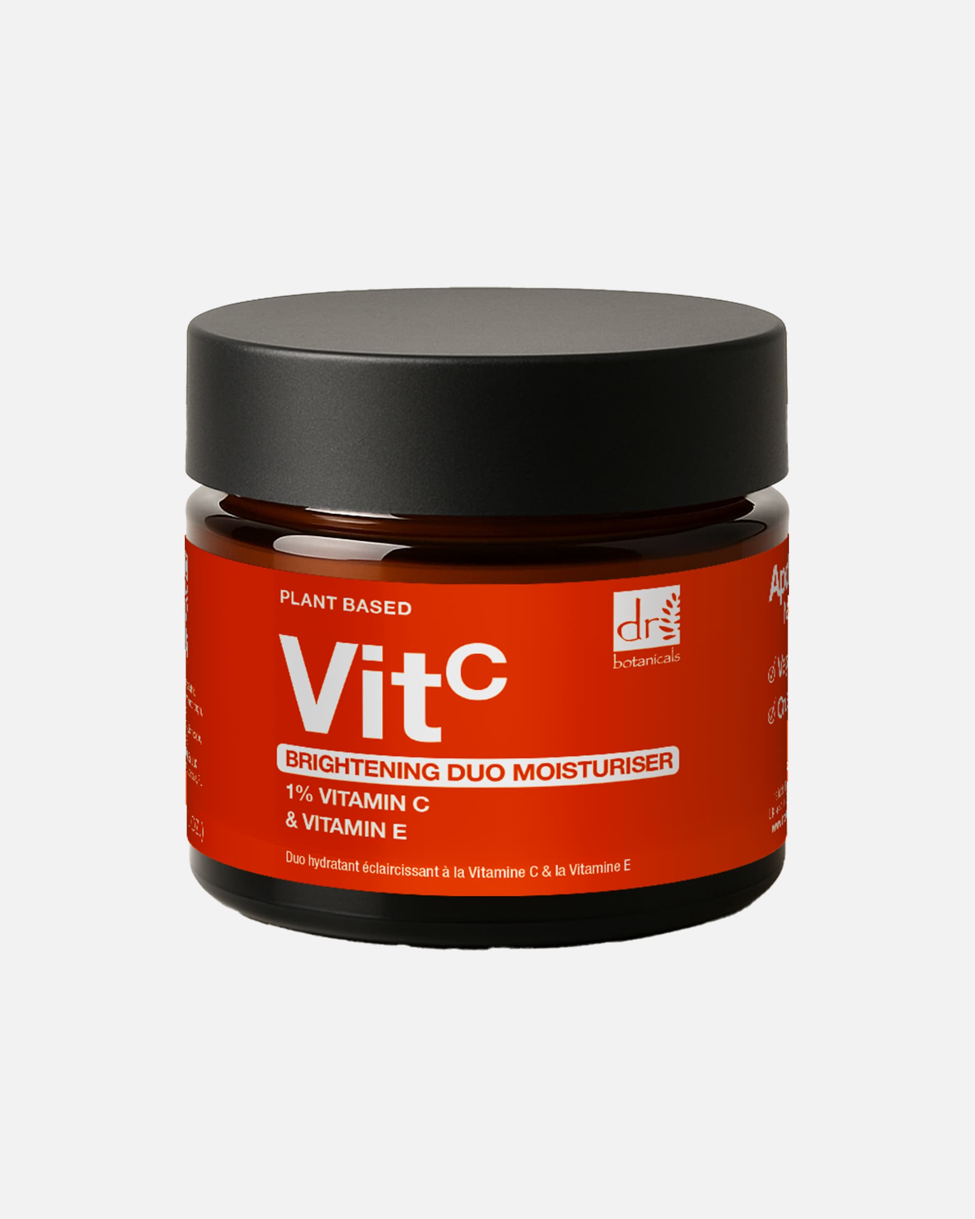 Gesichtscreme für Unisex Dr Botanicals Aufhellende Duo-Feuchtigkeitspflege mit 1% Vitamin C und Vitamin E 60 ml