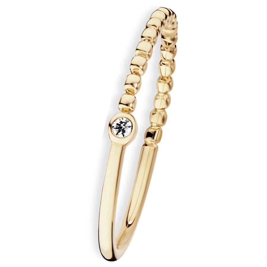 caï Ring 925/- Sterling Silber Zirkonia weiß 52 Damen