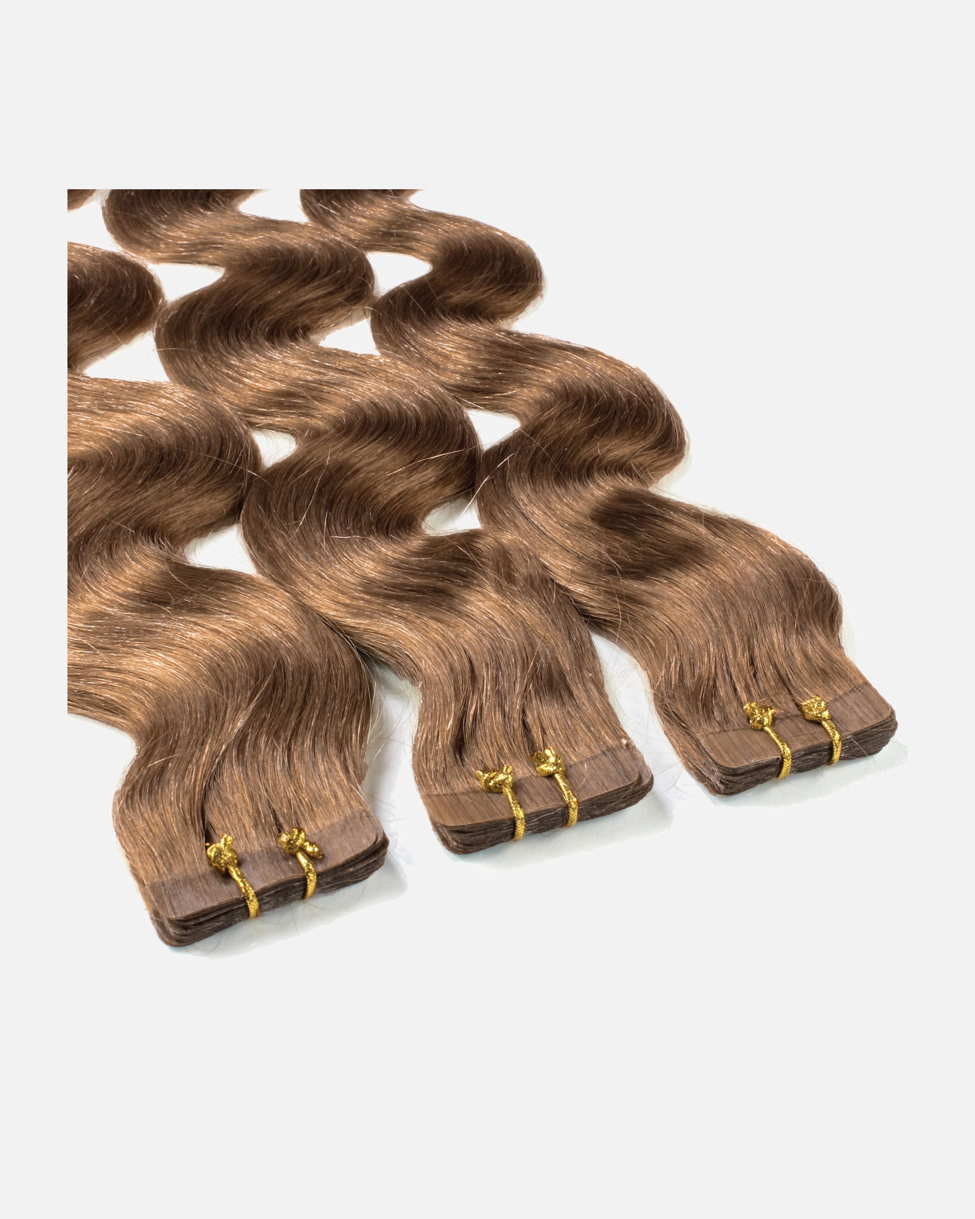 Extensions für Weiblich hair2heart Tape Extensions Echthaar #8/1 Hellblond Asch 50cm