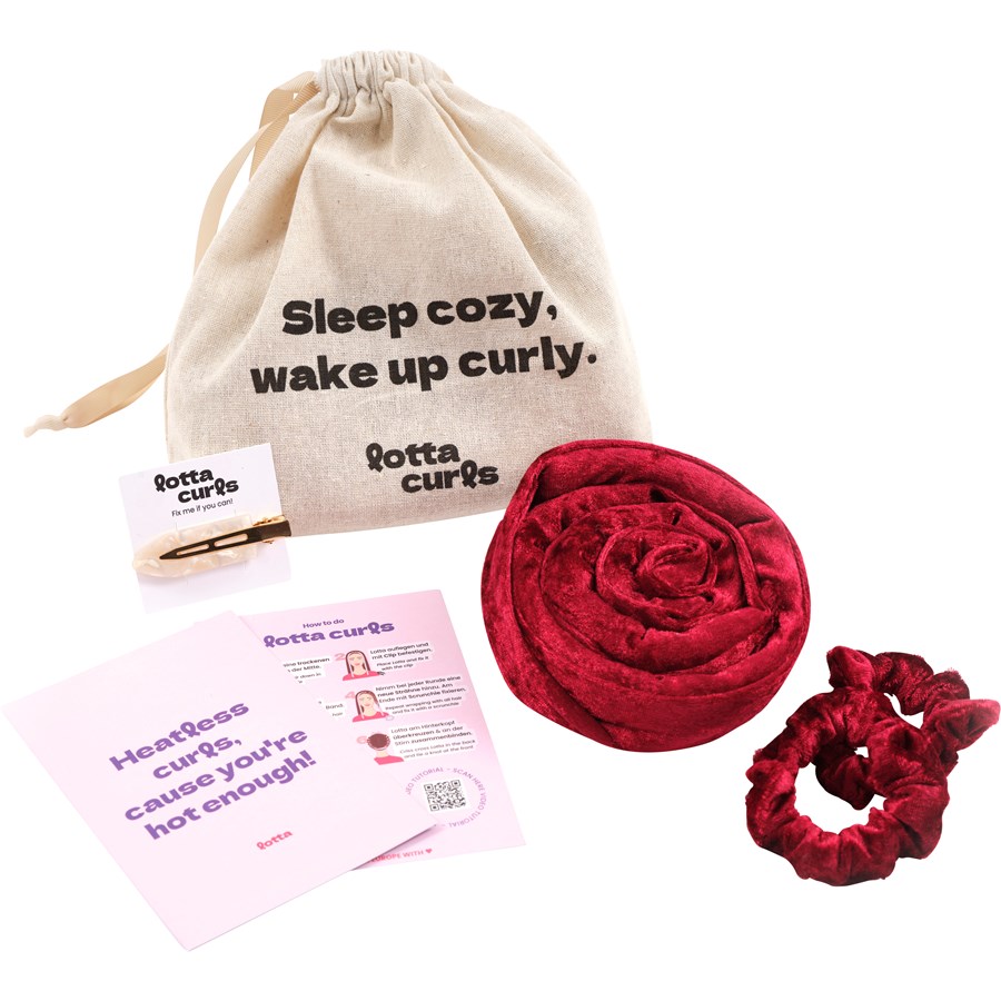 Lotta Curls Lockenband Bordeaux Red Damen