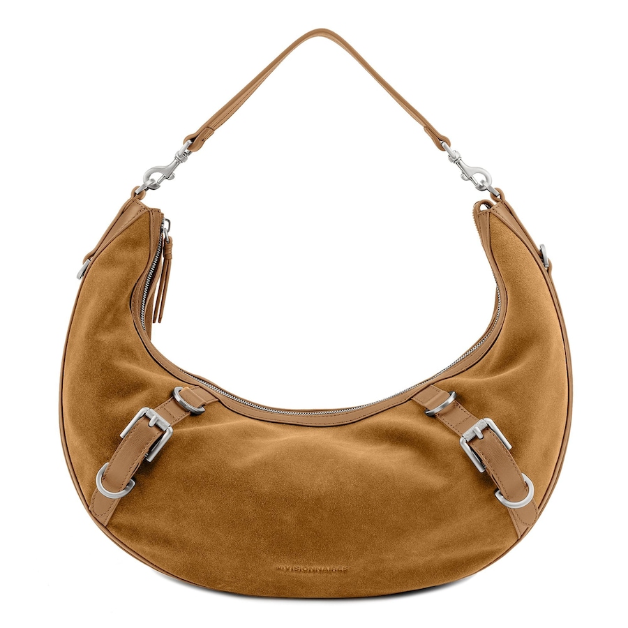 LES VISIONNAIRES Enya Schultertasche golden brown - caramel Hellbraun Damen