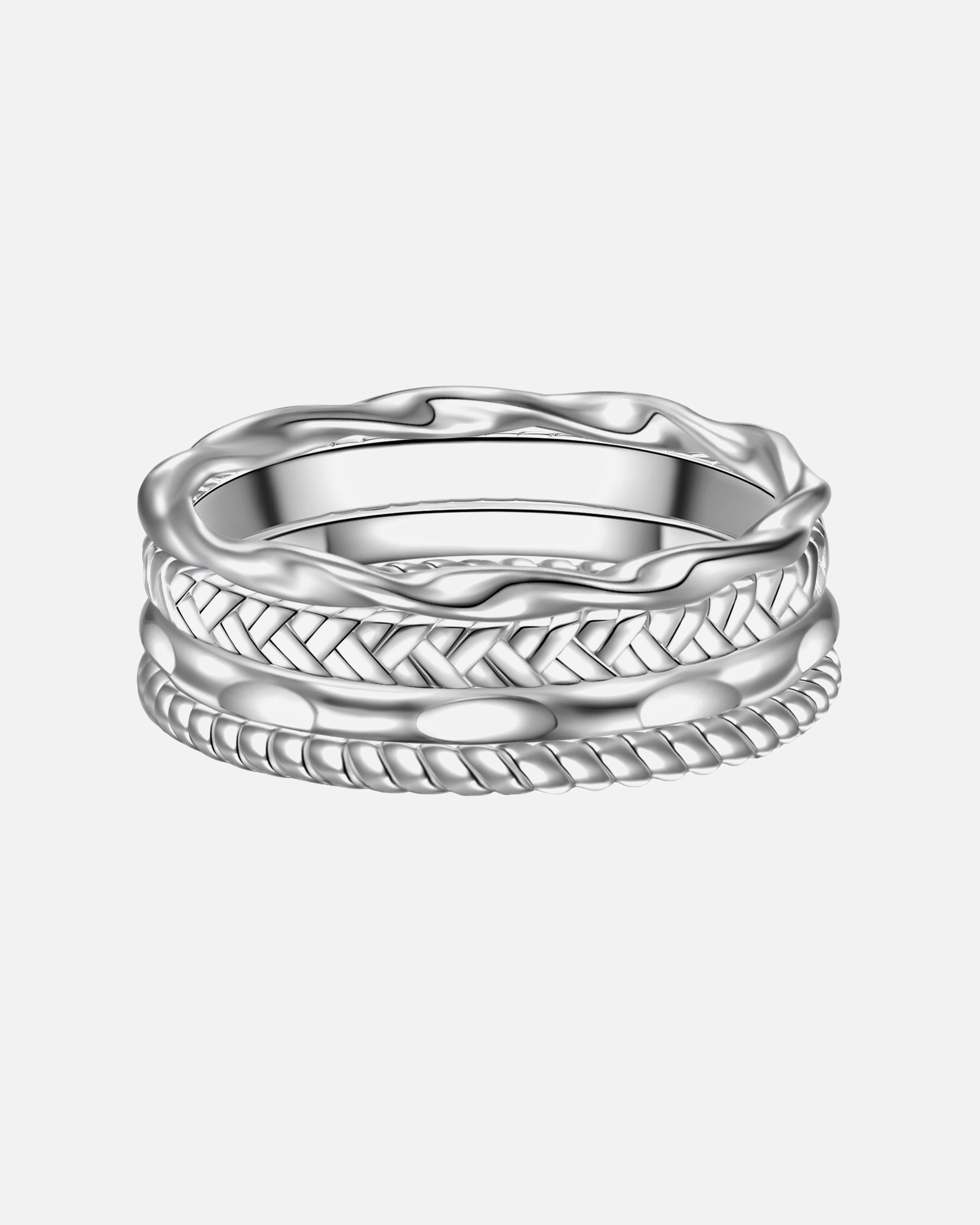 Ring für Weiblich Glanzstücke München Ring Sterling Silber in Silber 54