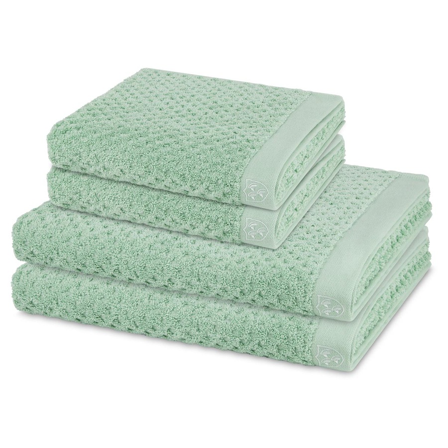 ROSS Handtuch-Set Harmony (4-teilig) Salbei Silber