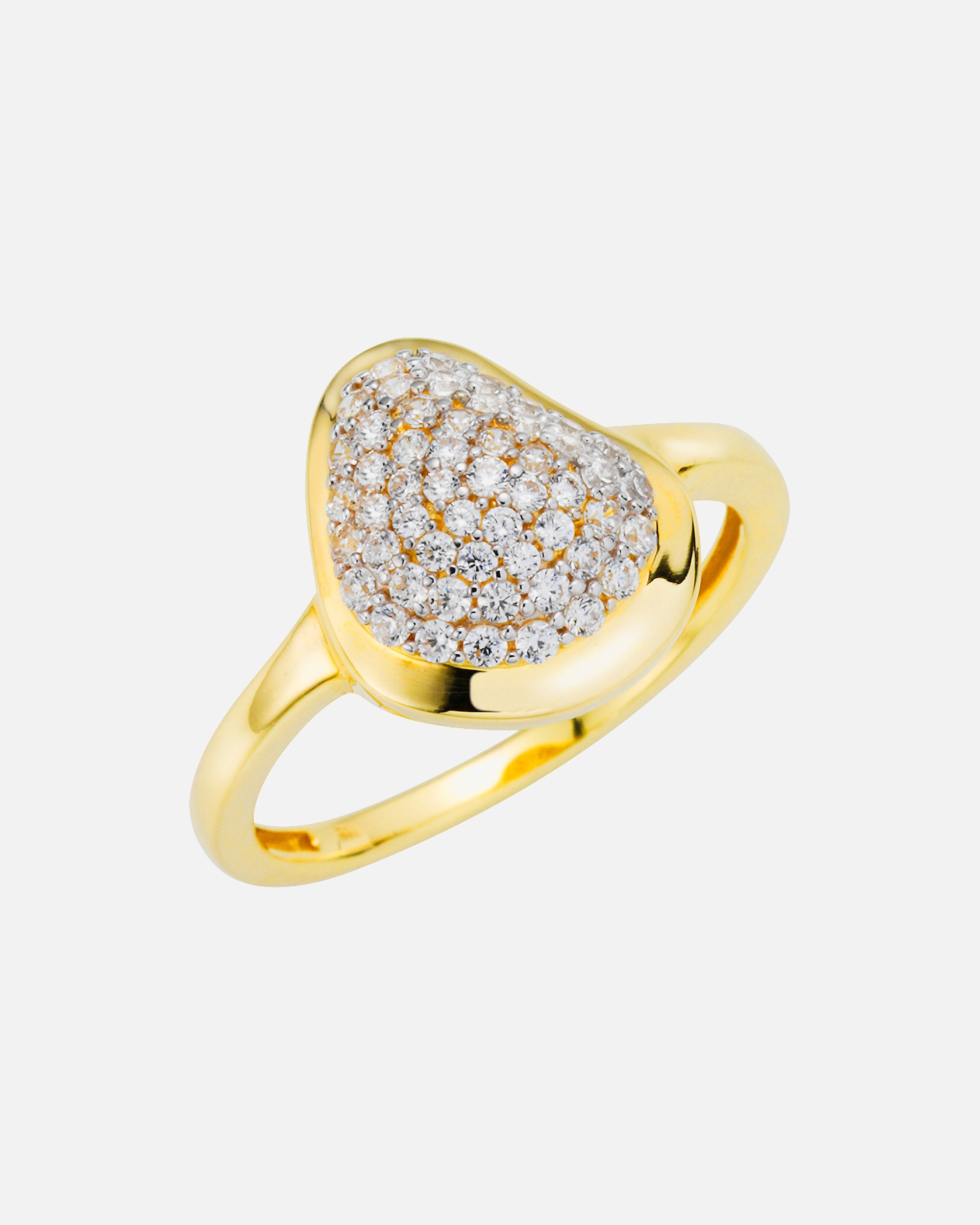 Ring für Weiblich Fascination by Ellen K. Ring 333/- Gold Zirkonia weiß 062 (19,7)