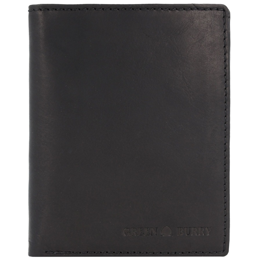 Greenburry Pure Black Herrengeldbörse black Schwarz Herren