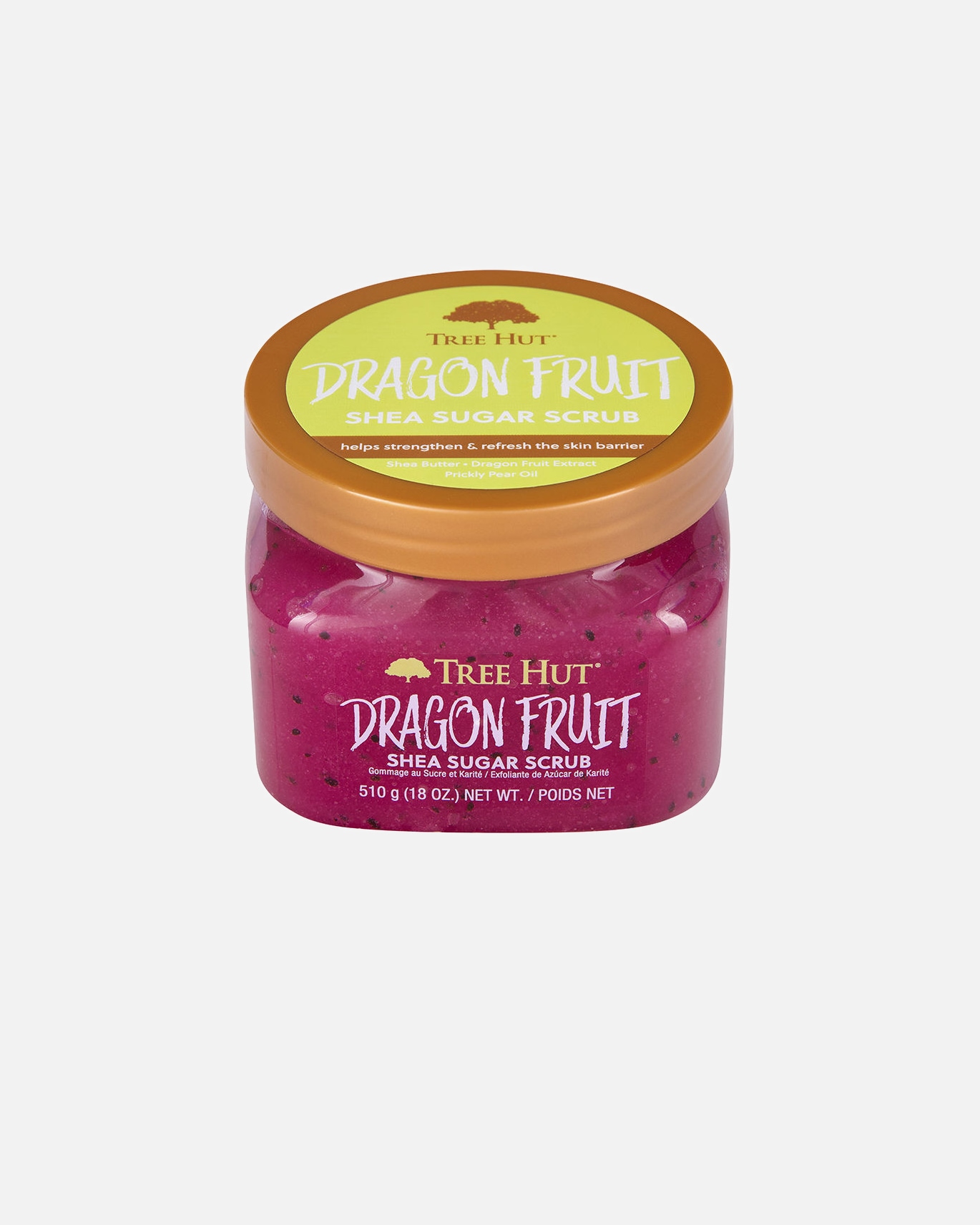 Körperpeeling für Unisex Tree Hut Drachenfrucht-Zuckerpeeling 510 gr