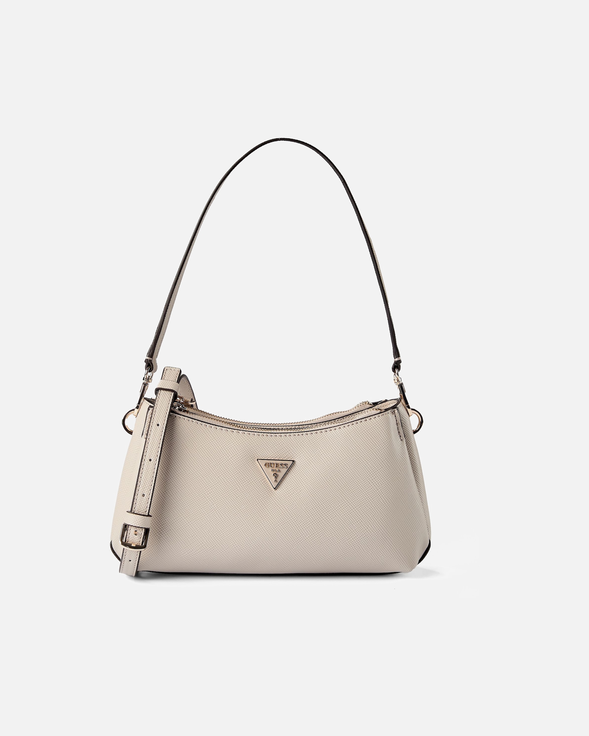 Clutch für Weiblich Guess Noelle Schultertasche taupe