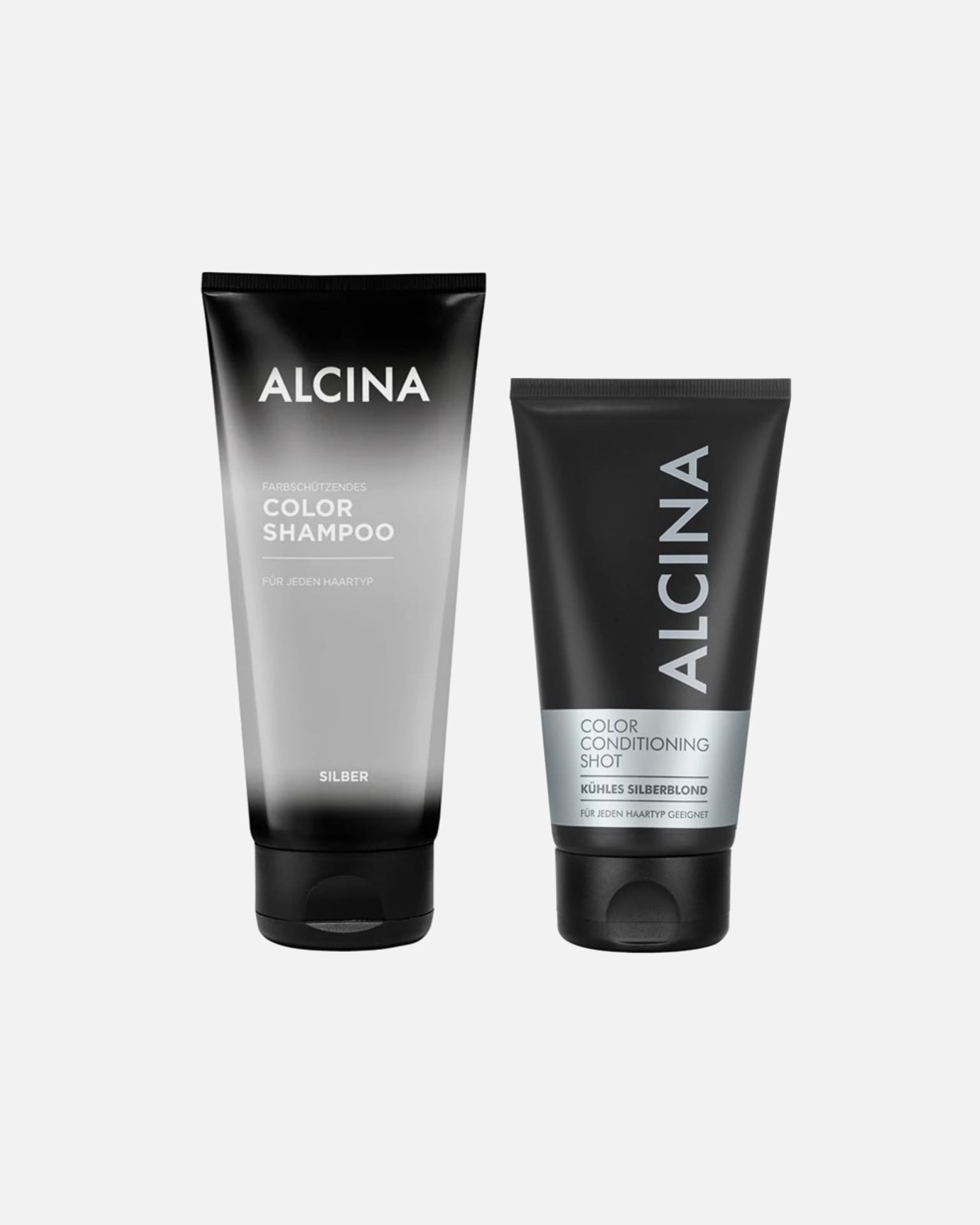 Haarpflegeset für Weiblich Alcina Color Shampoo + Conditioner verschiedene Farben Silber