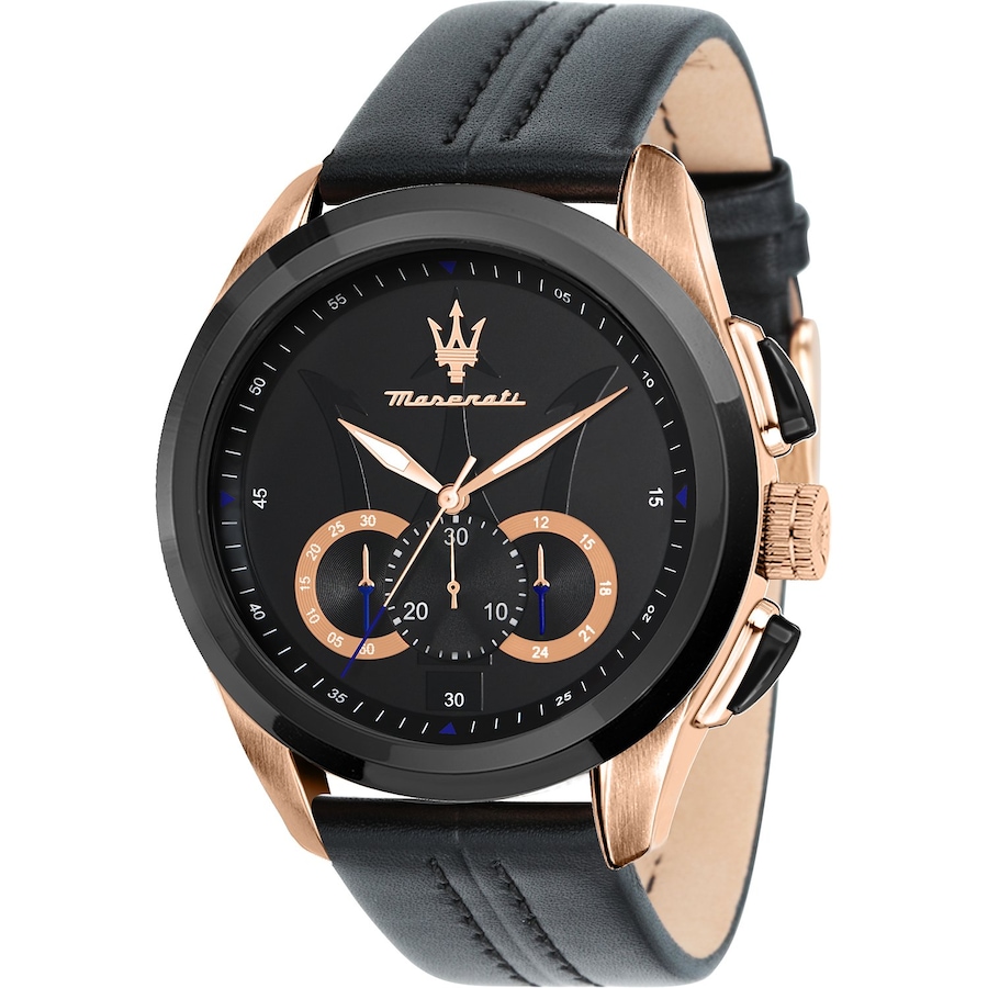 Maserati Chronograph Edelstahl schwarz Herren
