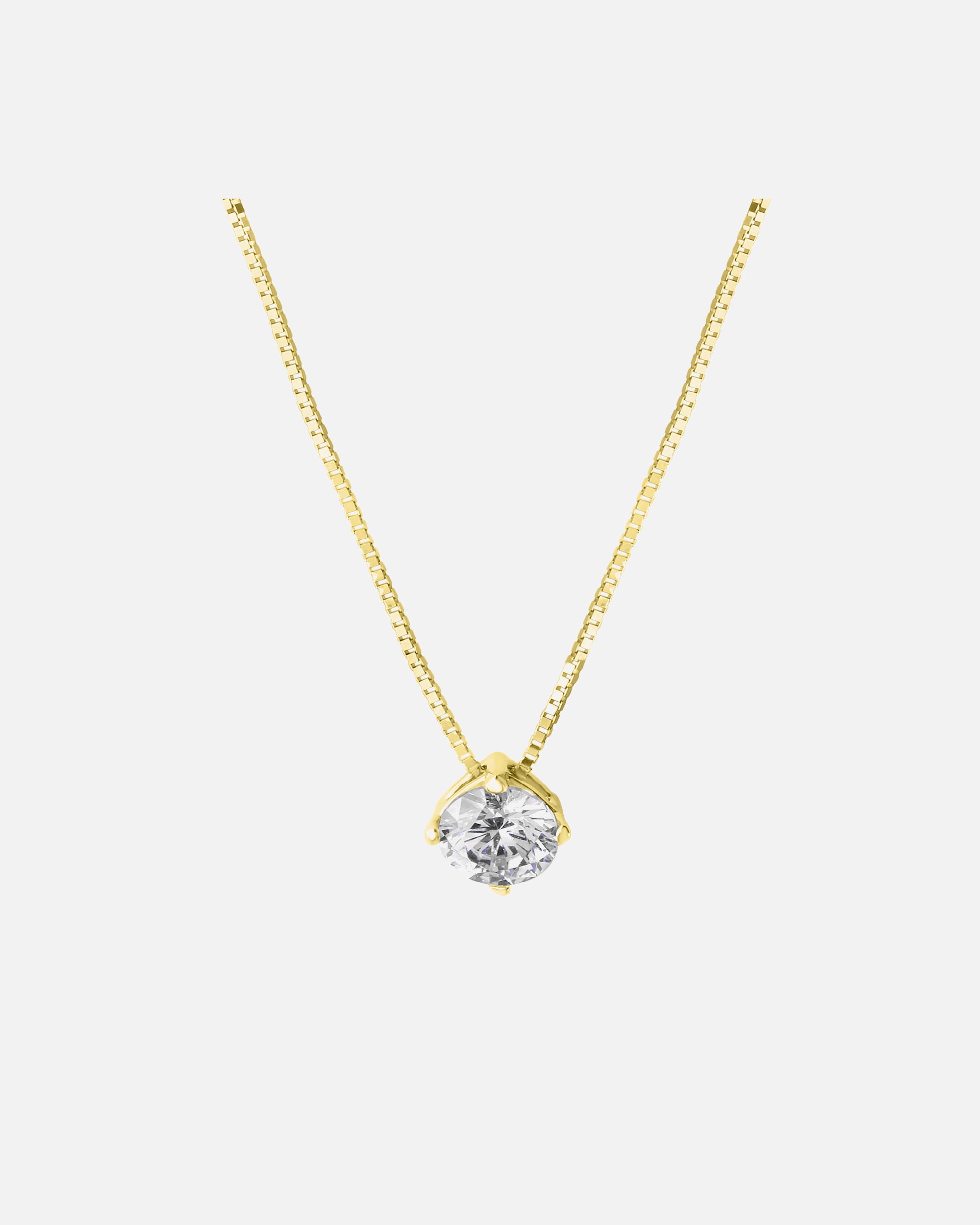 Halskette für Weiblich Celesta Collier 375/- Gold Zirkonia weiß 45cm