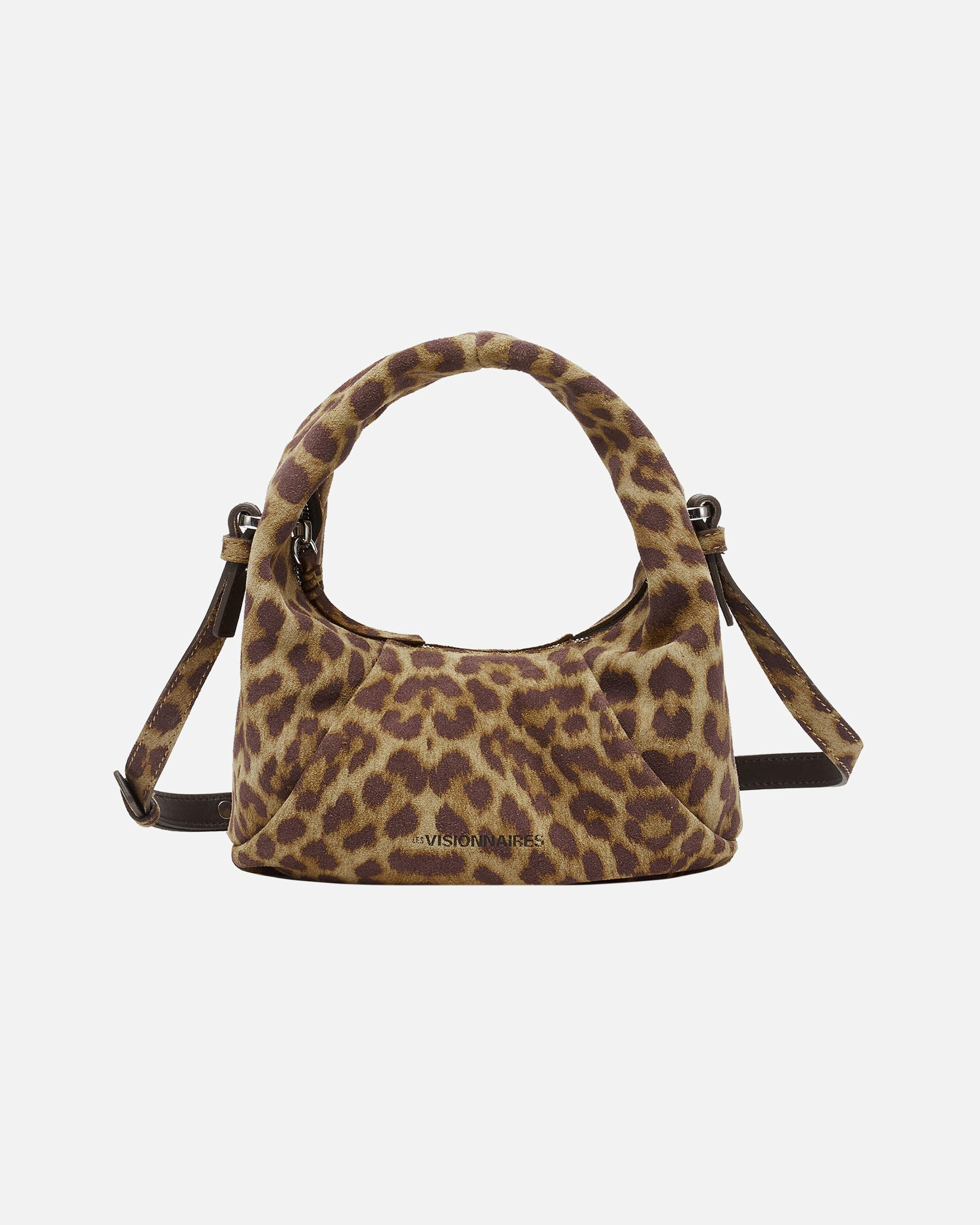 Tasche für Weiblich LES VISIONNAIRES Default Brand Line Greta Mini Essential Henkeltasche leo print