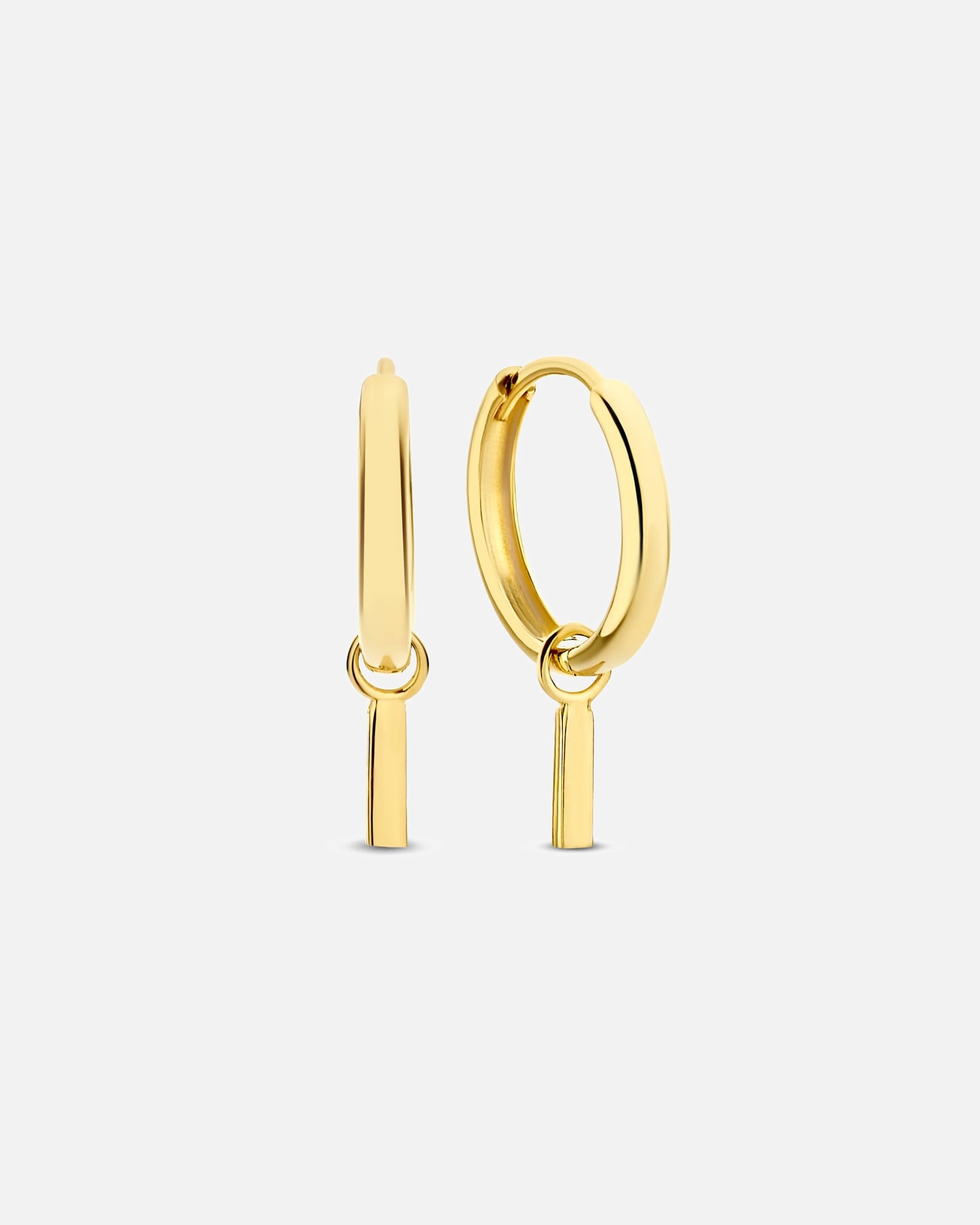 Ohrringe für Weiblich Isabel Bernard Isabel Bernard Monceau Josephine 14 Karat | Gold Reif-Ohrringe IB360152 Isabel Bernard Monceau Josephine 14 Karat | Gold Reif-Ohrringe IB360152