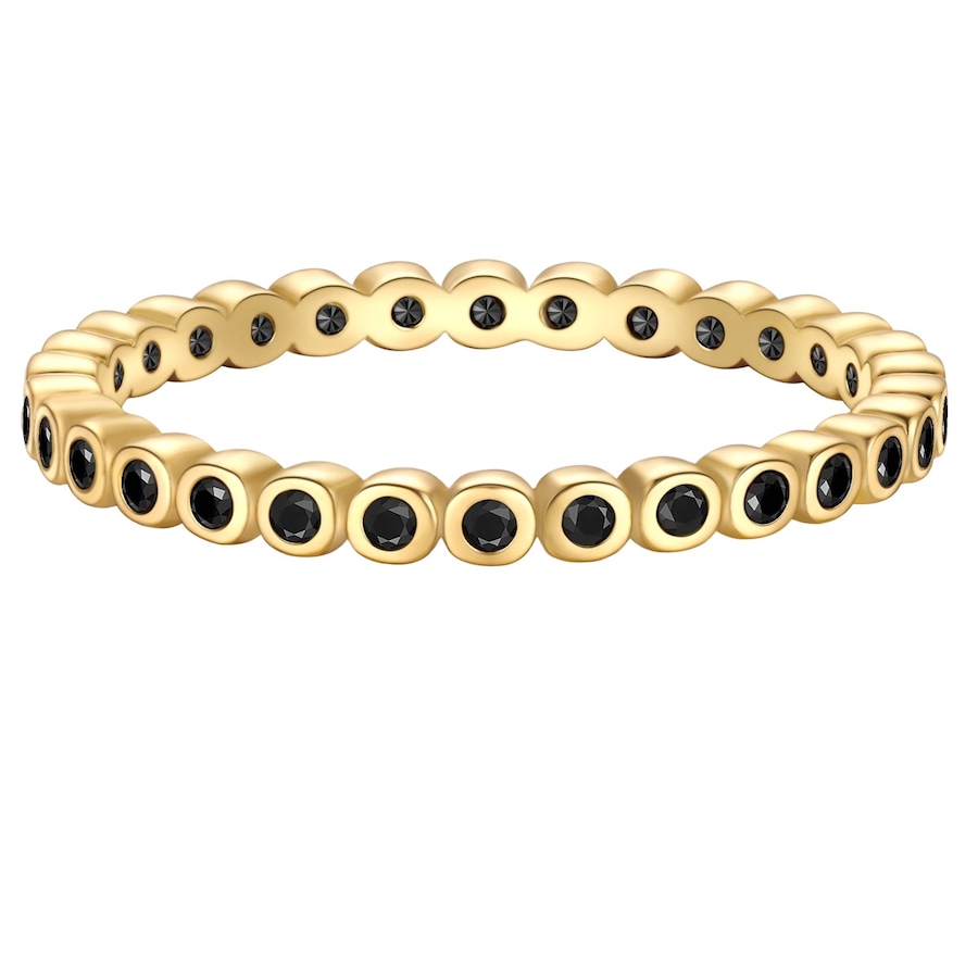 Glanzstücke München Ring aus Sterling Silber in gelbgold mit Zirkonia 56 Damen