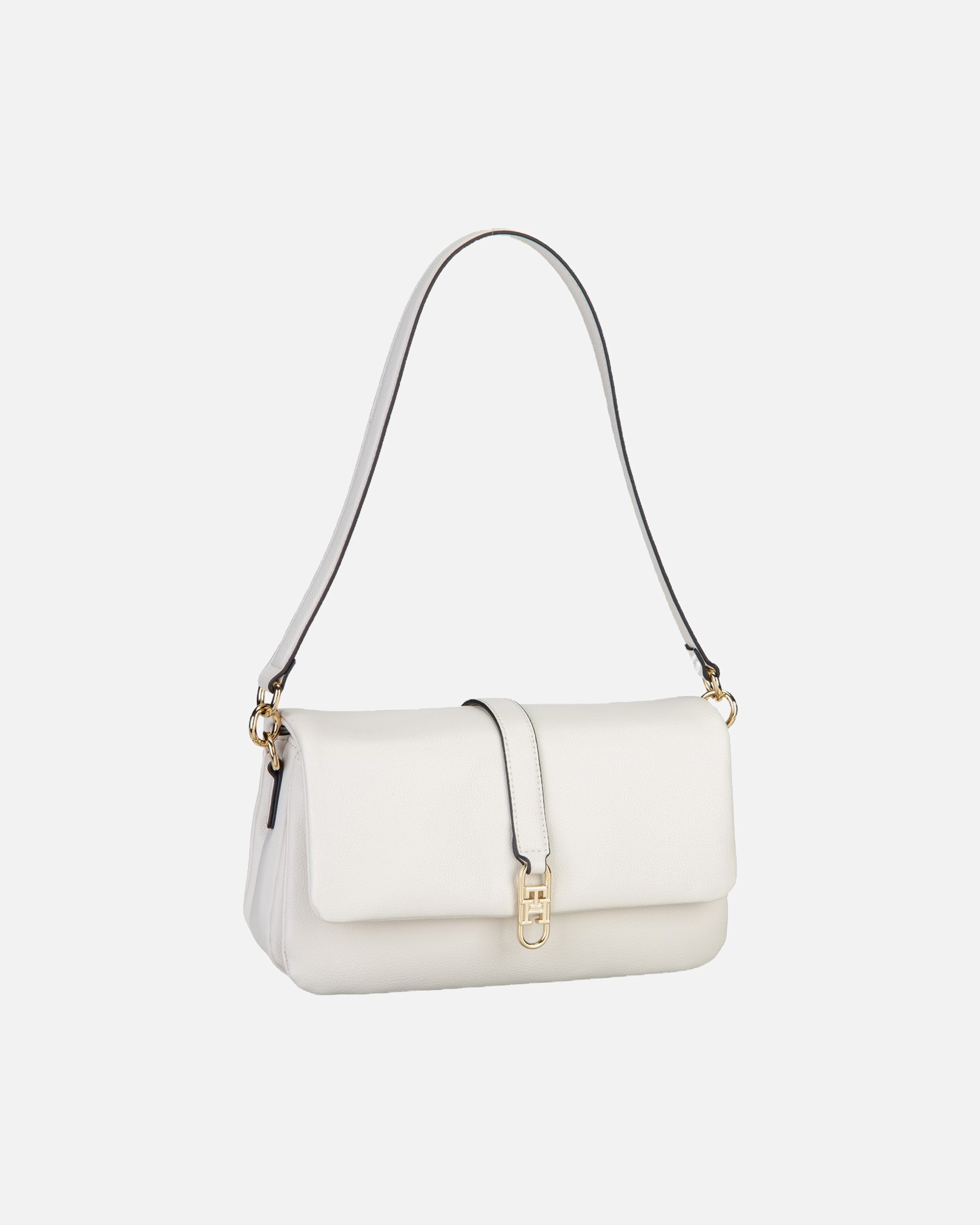 Rucksack für Weiblich Tommy Hilfiger Bodybag TH Libre Conv Flap Crossover Soft Cream