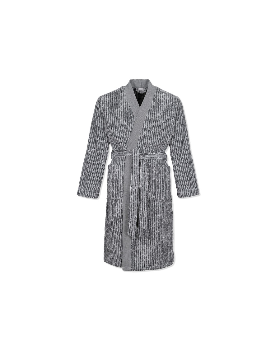 Möve Kimono Brooklyn nature/black/Stepper Karos