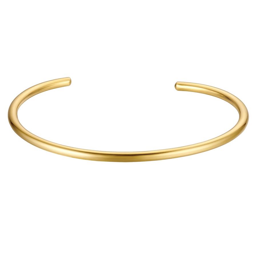 True Rebels Armreif aus Edelstahl in gelbgold 18,0 cm - 21,0 Herren