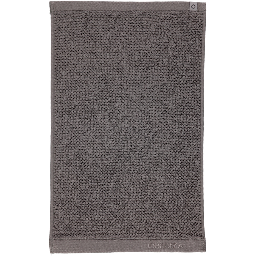 Essenza Home Handtücher Bio Connect Organic Uni grey Gästetuch 30x50 cm Weiss