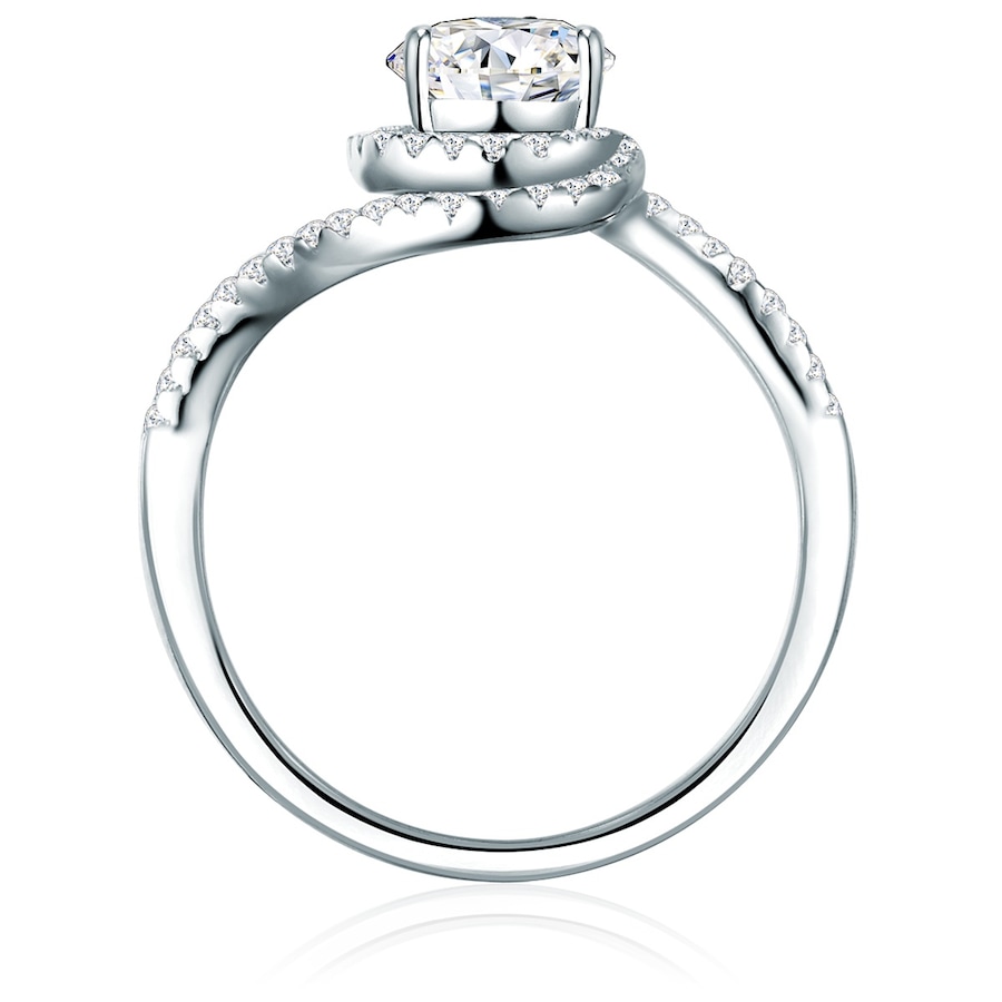 Trilani Ring Sterling Silber Zirkonia in 54 Damen