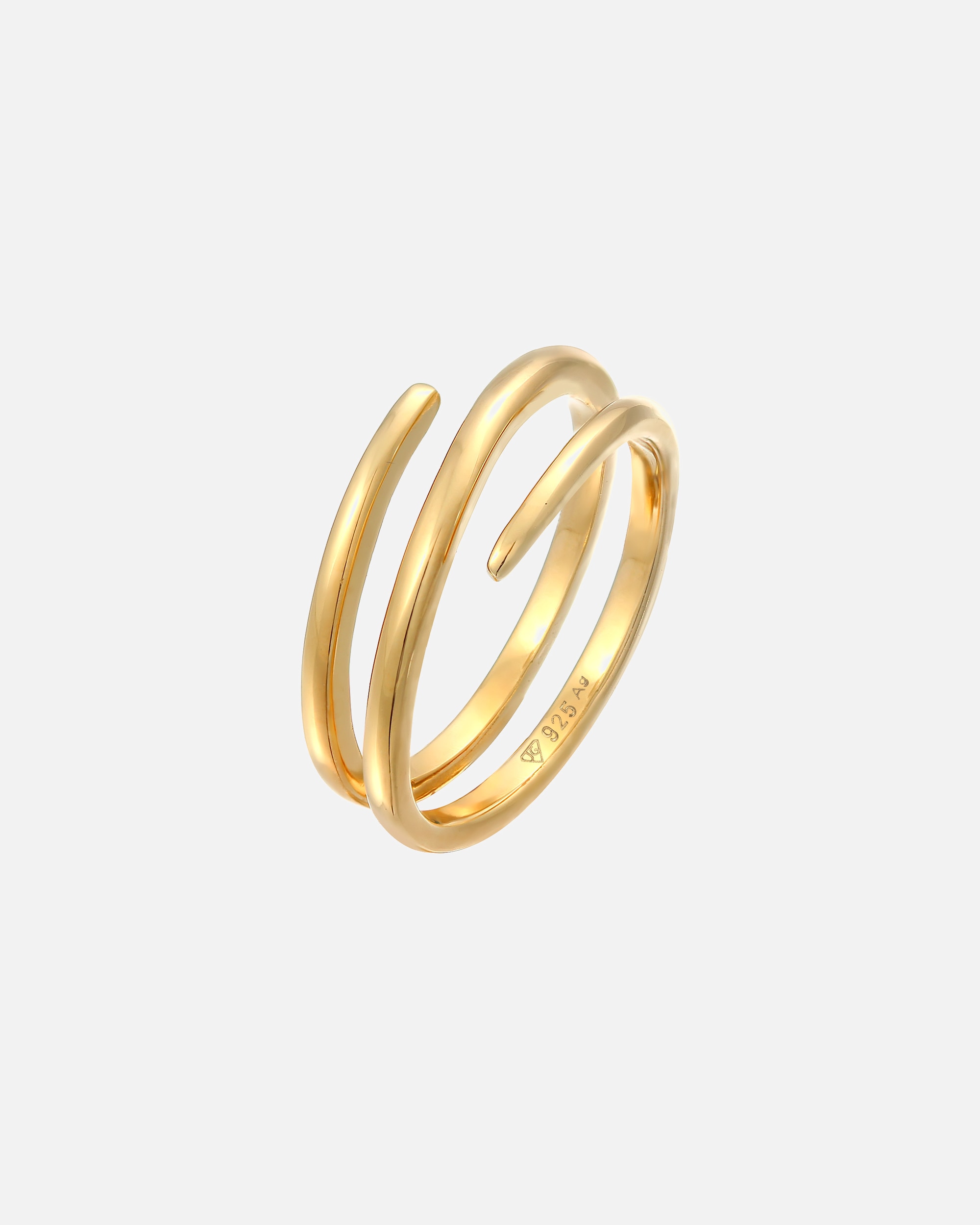 Ring für Weiblich Elli Wickelring Statement Filigran 925 Silber 48