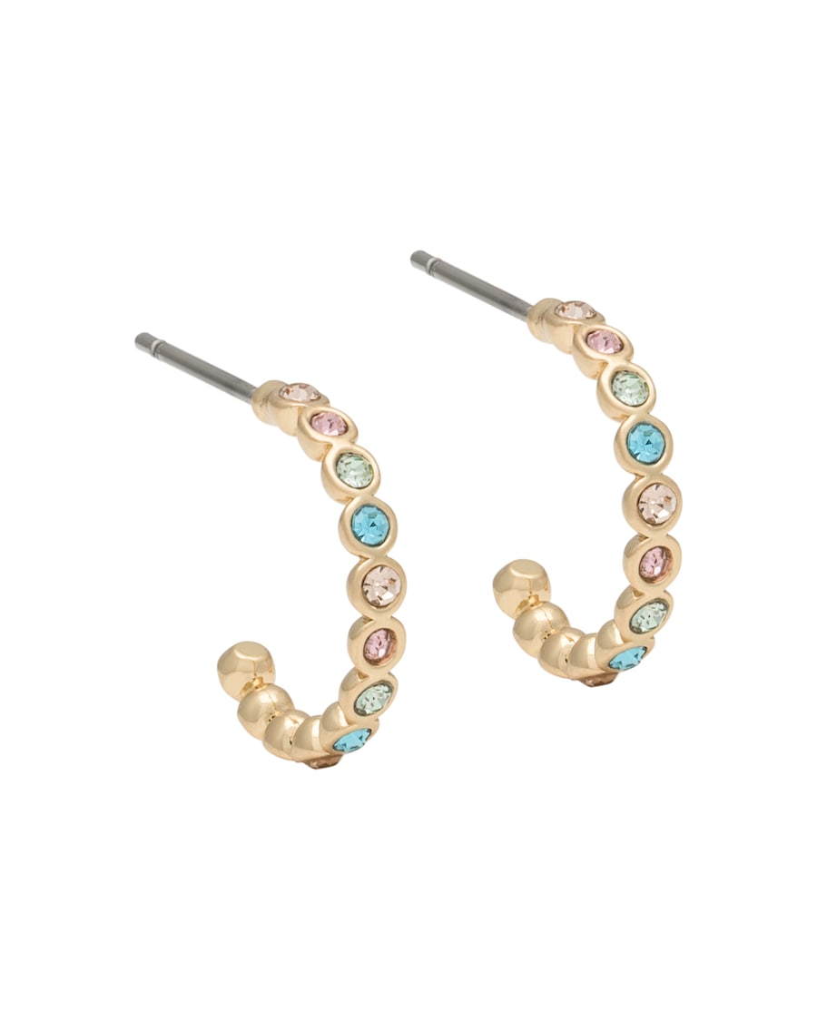 A&C Oslo – Nordic Design Jewellery Ohrhänger 'Vibrance Gold' multi coloured Silber Damen