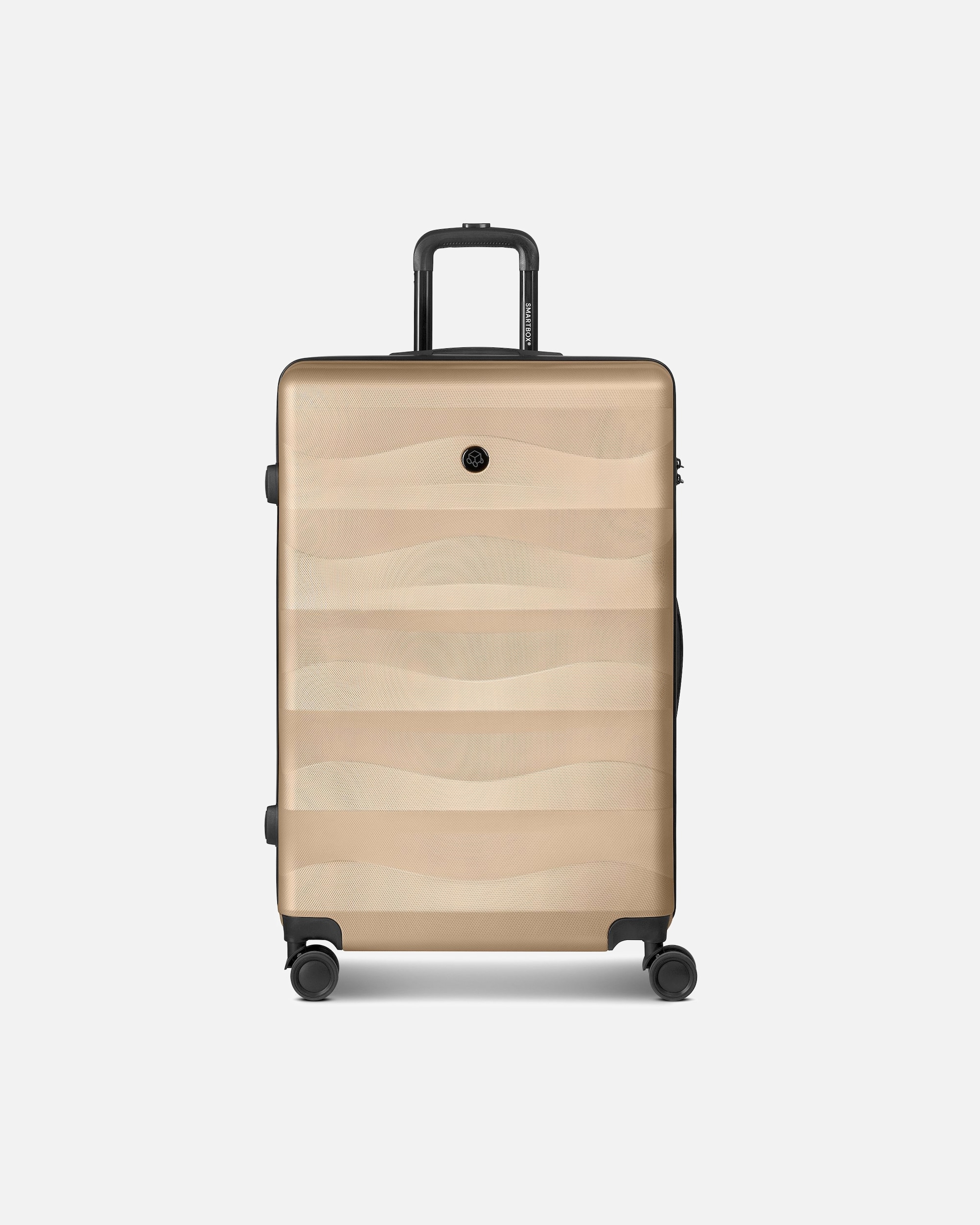 Koffer für Männlich Smartbox Default Brand Line Edition 03 4 Rollen Trolley 75 cm taupe