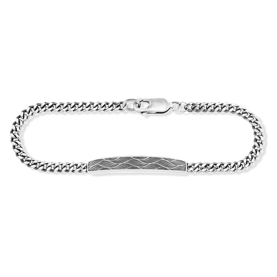 caï Armband 925/- Sterling Silber ohne Stein 19cm Herren