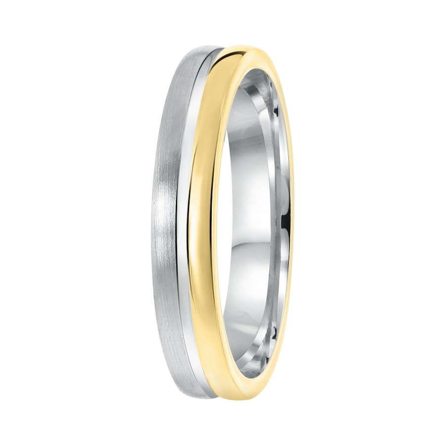 Lucardi Ringe 'Pamplona' 925 Silber - silbern-goldfarbig 64mm Herren