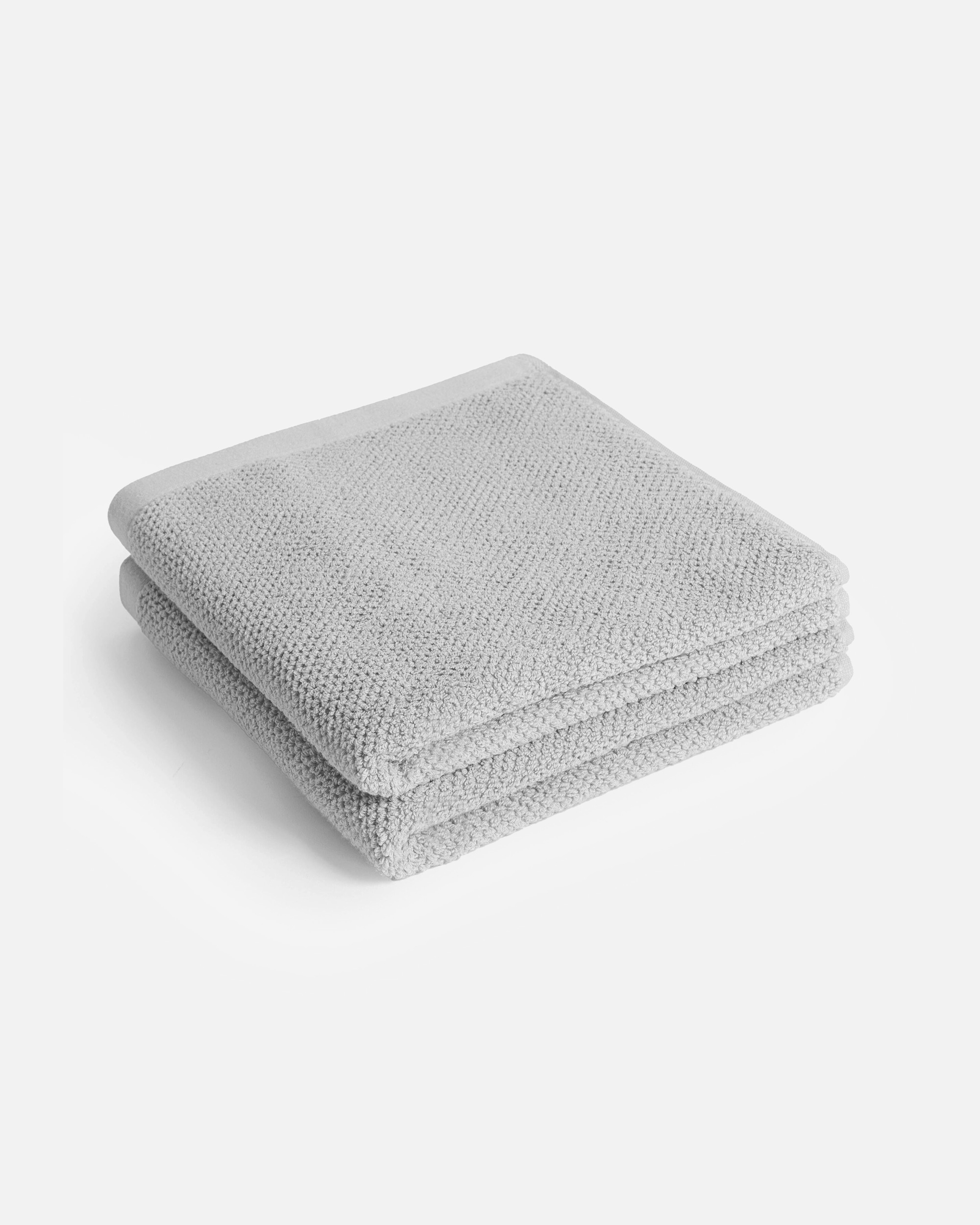 Handtuch für Unisex Herzbach Home Default Brand Line Handtuch SPA 2er-Set einfarbig Perlgrau