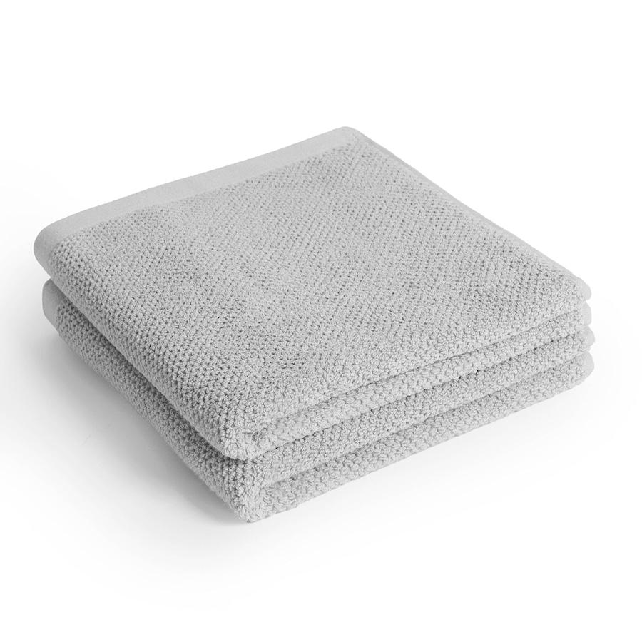 Herzbach Home Handtuch SPA 2er-Set einfarbig Perlgrau
