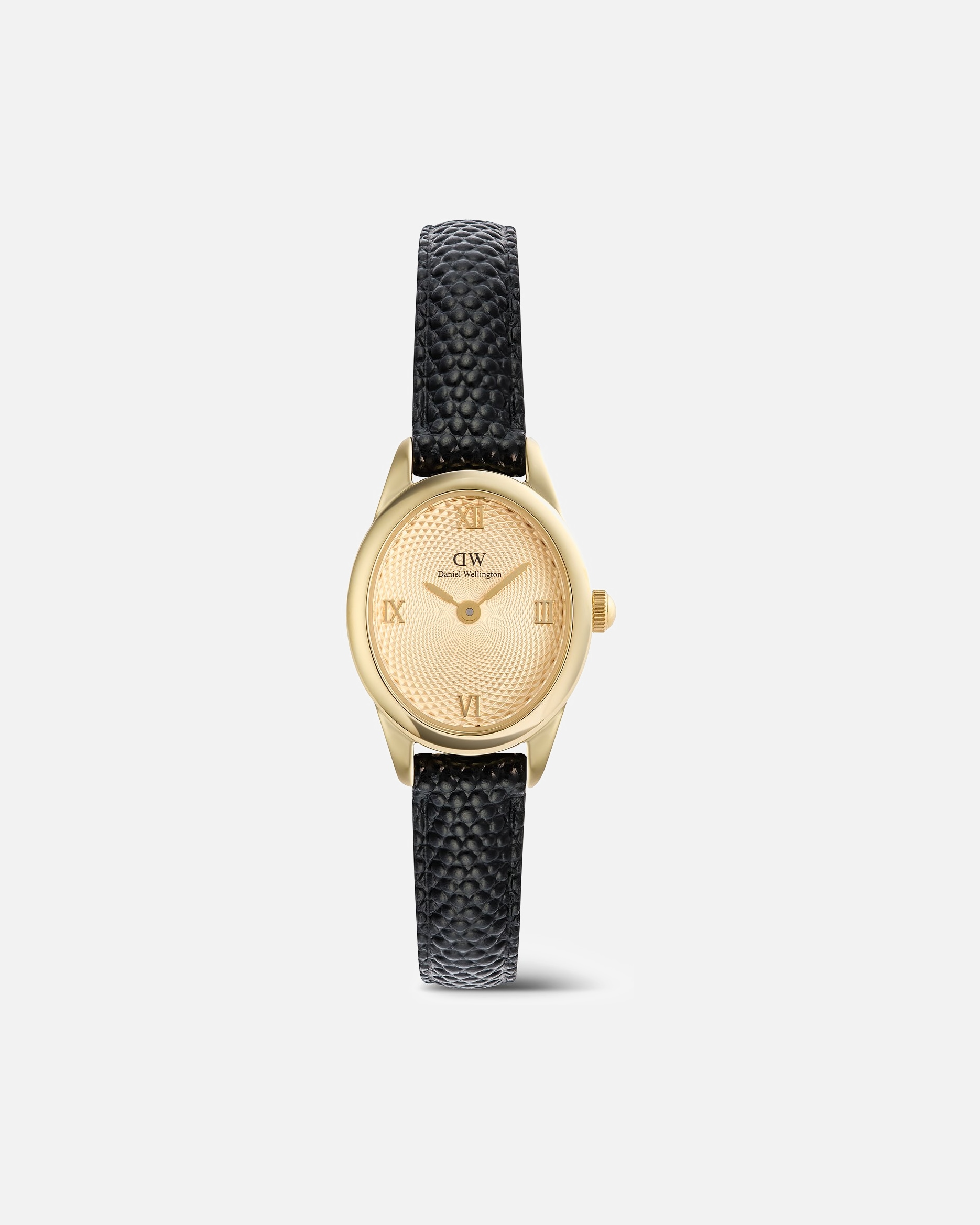 Uhr für Weiblich Daniel Wellington Damenuhr Edelstahl gold, schwarz