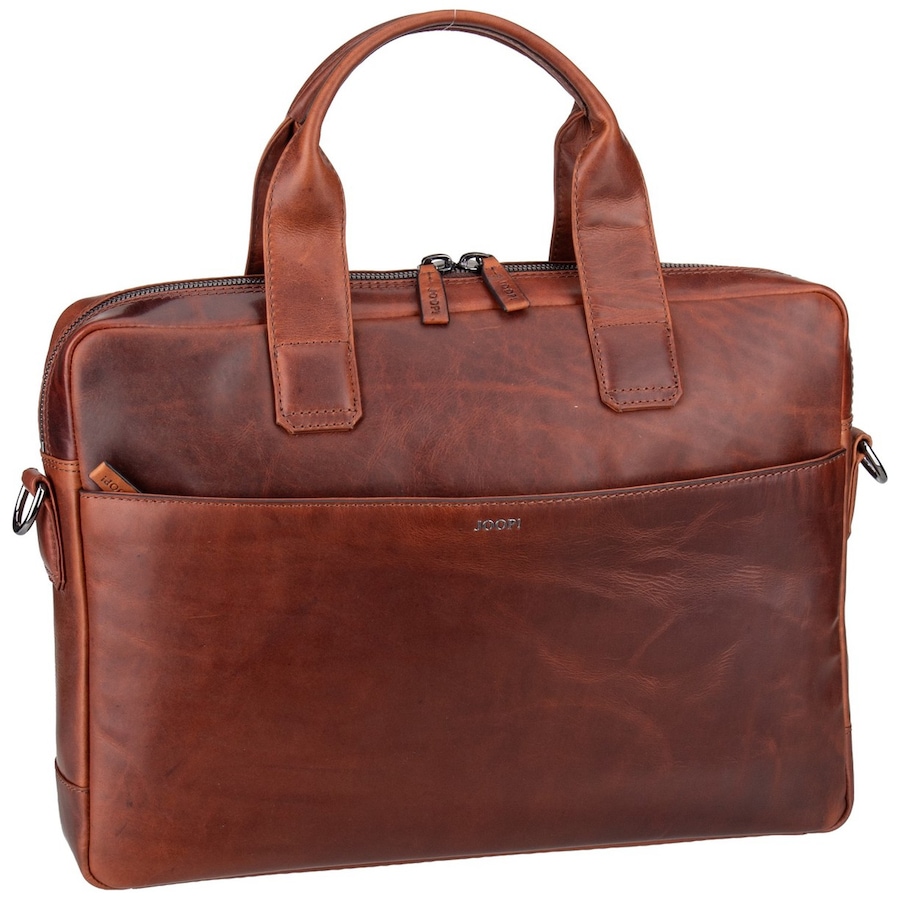 JOOP! Aktentasche Cerratano Pandion SHZ Cognac Hellbraun Herren
