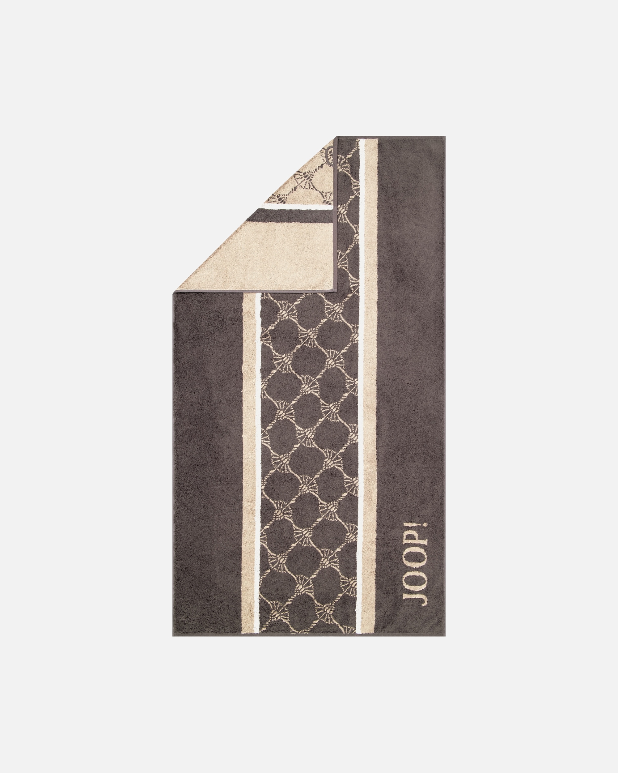Handtuch für Unisex JOOP! JOOP! Handtücher Sauna Stripes 1717 Anthrazit - 73 Duschtuch 80x150 cm
