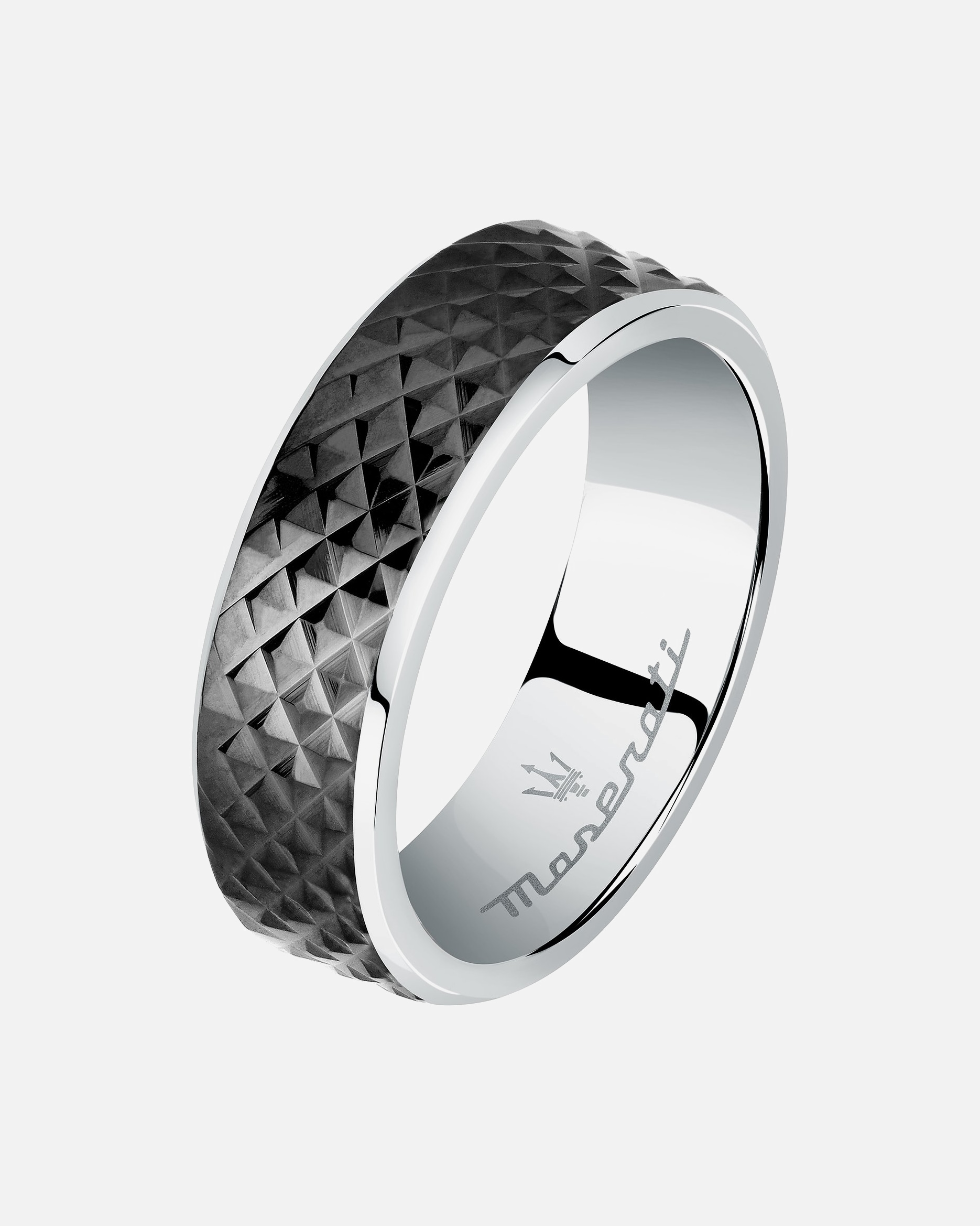Ring für Männlich Maserati Herrenring Edelstahl 63
