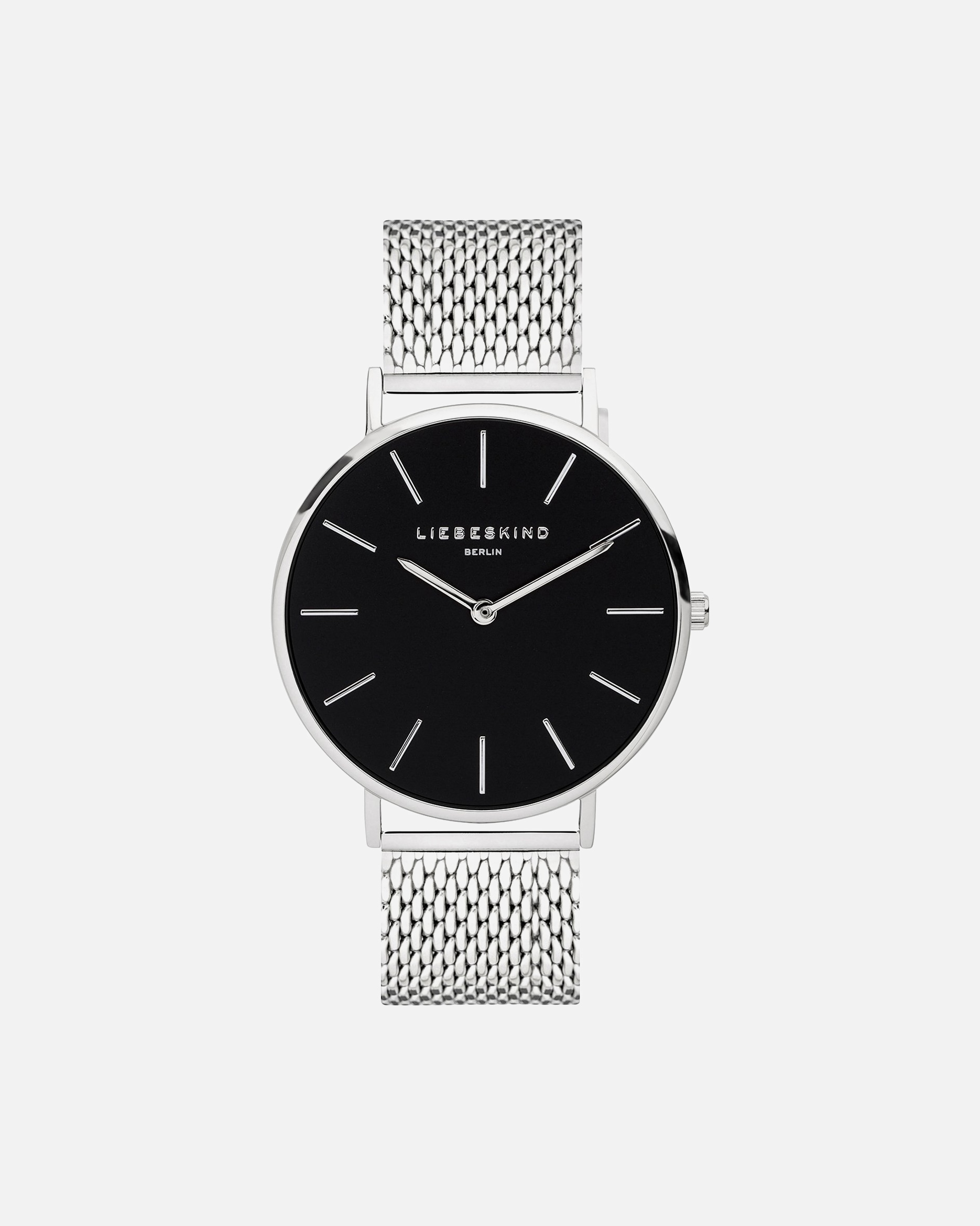 Uhr für Weiblich Liebeskind Damenuhr Edelstahl schwarz, silber