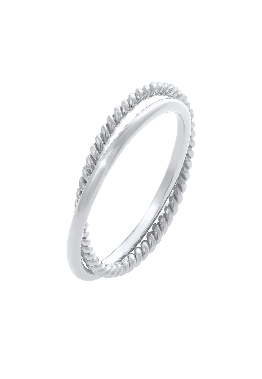Elli Wickelring Klassik Fein Gedreht 925 Silber 60 Damen