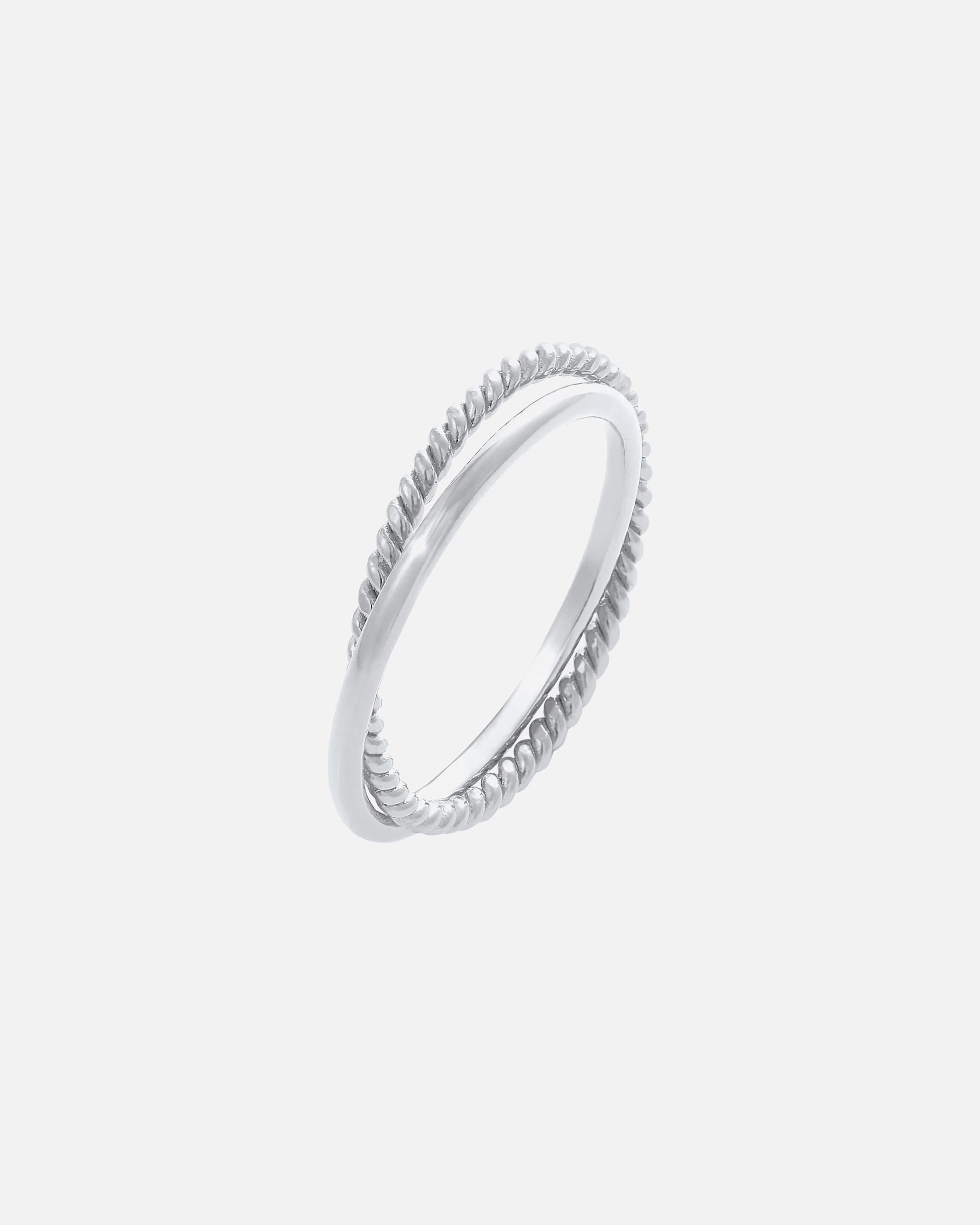 Ring für Weiblich Elli Wickelring Klassik Fein Gedreht 925 Silber 64