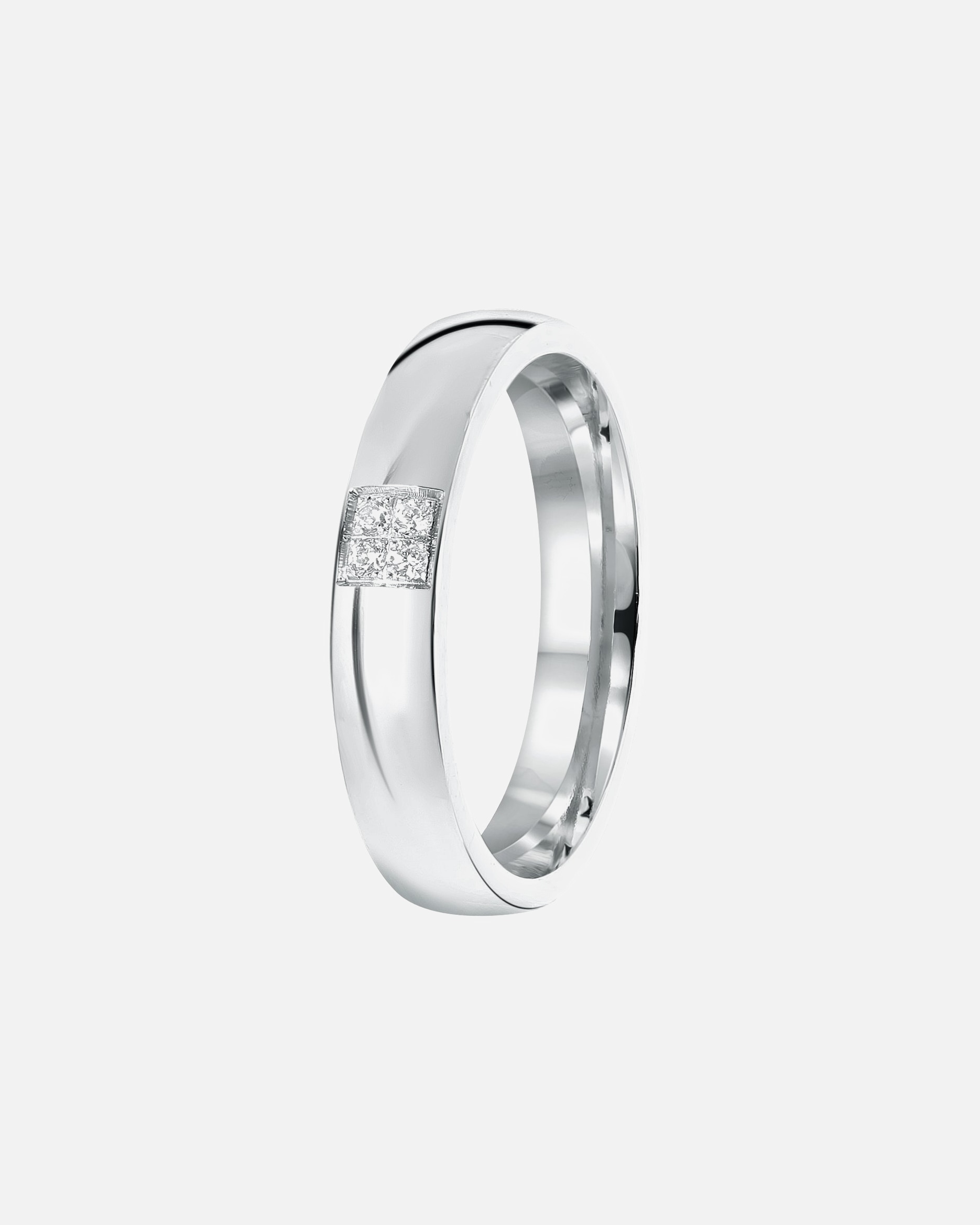 Ring für Weiblich Lucardi Ringe 'Cartagena' 925 Silber - silbern 49mm