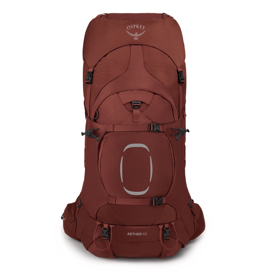 Osprey Aether Rucksack acorn red Rot Herren