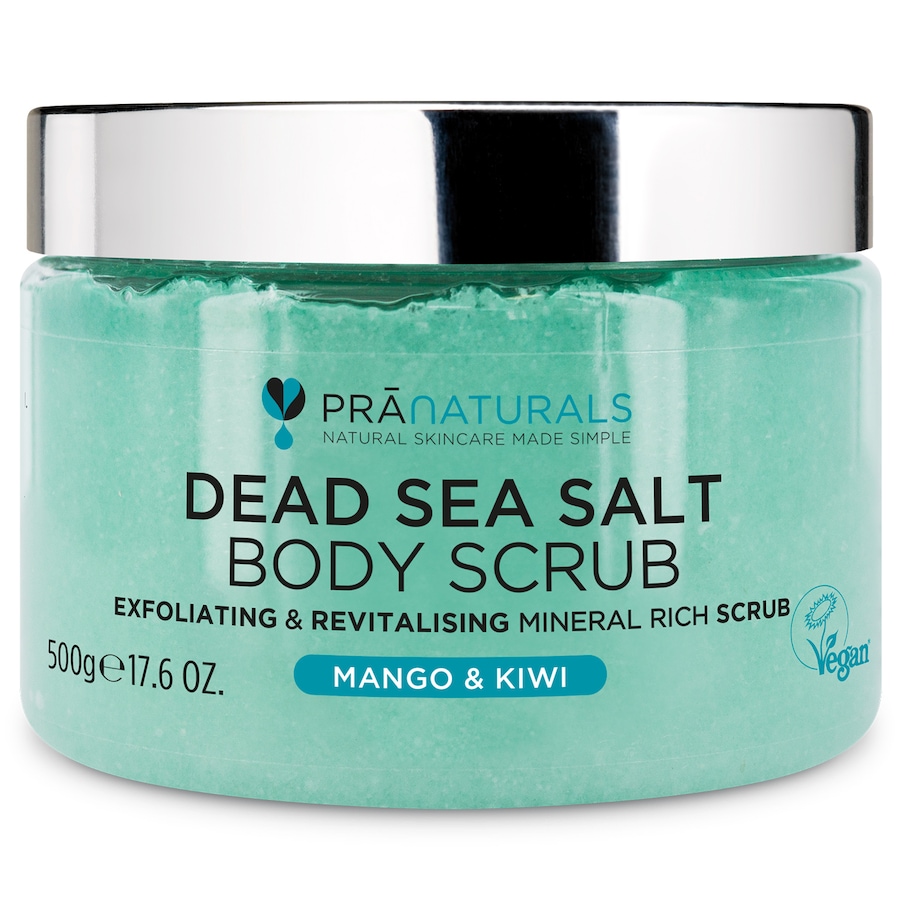 PraNaturals Totes-Meer-Salz-Körperpeeling mit Mango & Kiwi 500 g