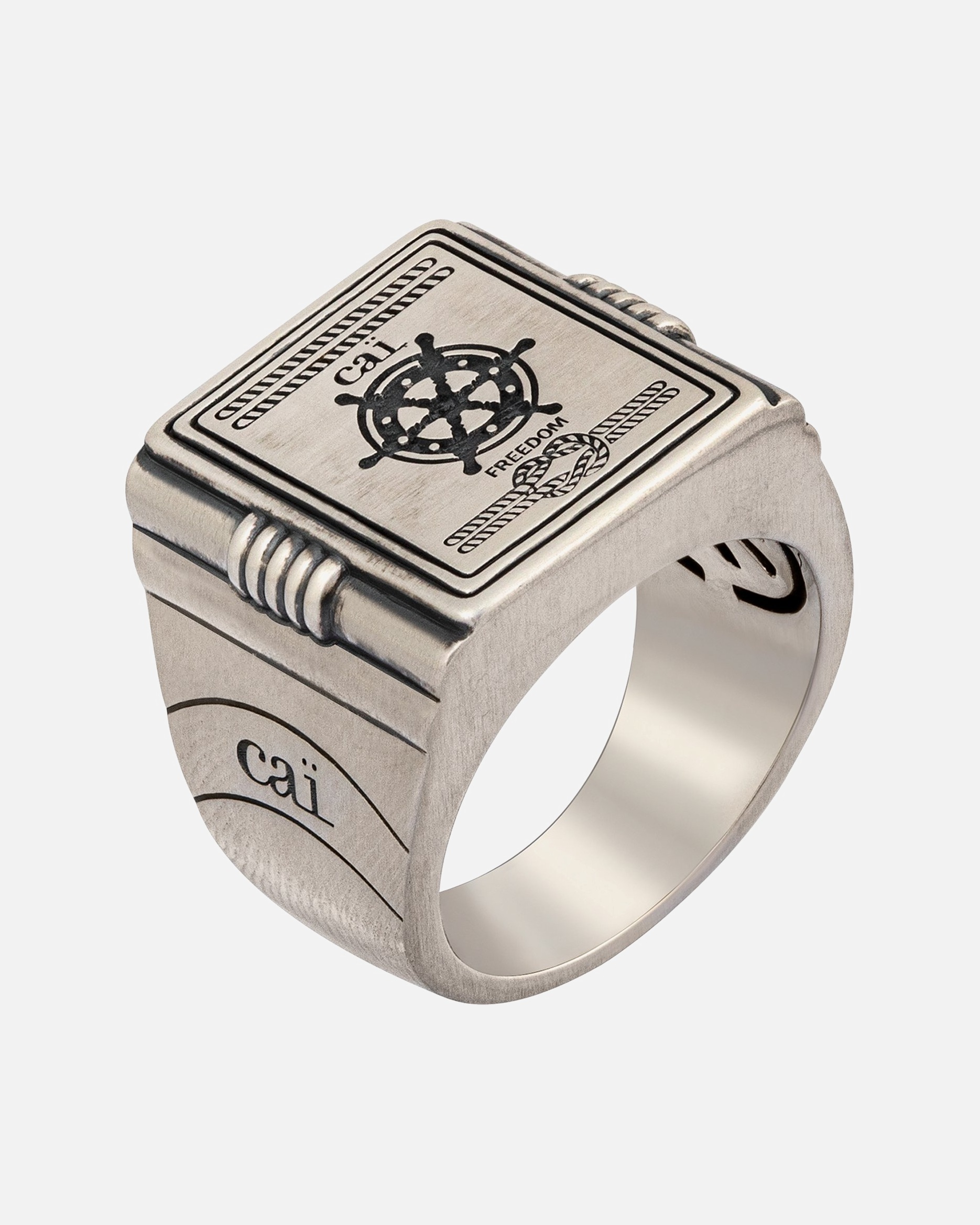 Ring für Männlich caï Herrenring 925er Silber 64