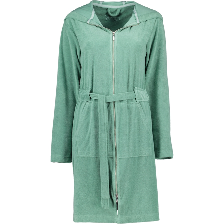 Vossen Bademäntel Damen Kurzmantel mit Kapuze Tampa evergreen - 5525 L