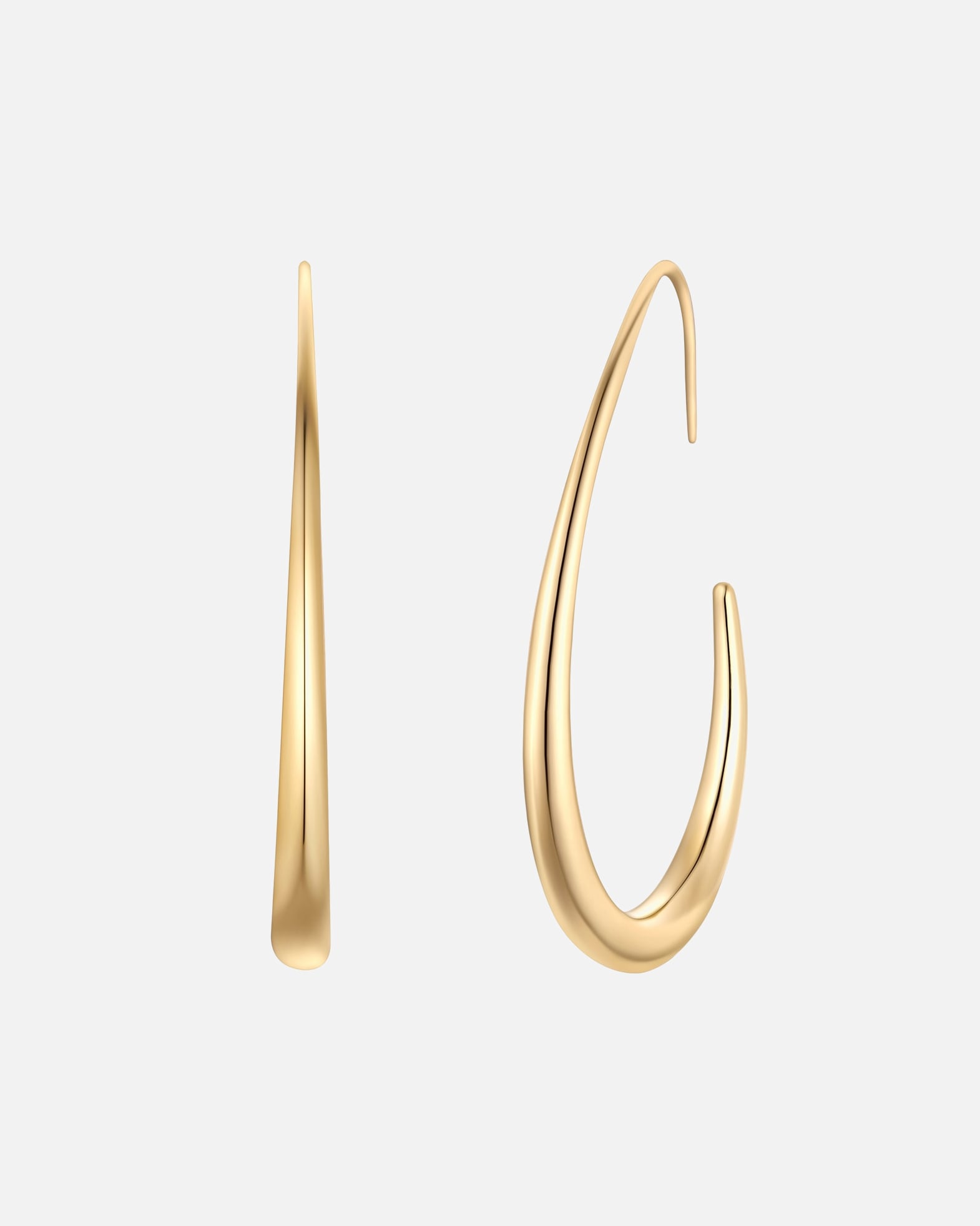 Ohrringe für Weiblich Yokoamii Creolen aus Metall-Legierung in gelbgold 43,2 mm