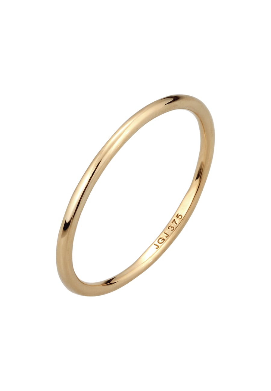 Elli PREMIUM Bandring Ehering Herren 375 Gelbgold 66