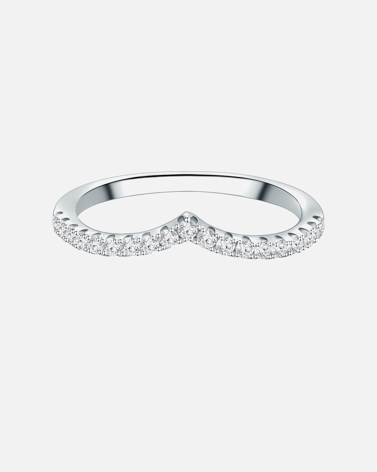 Ring für Weiblich Trilani Ring Sterling Silber Zirkonia in Silber 50