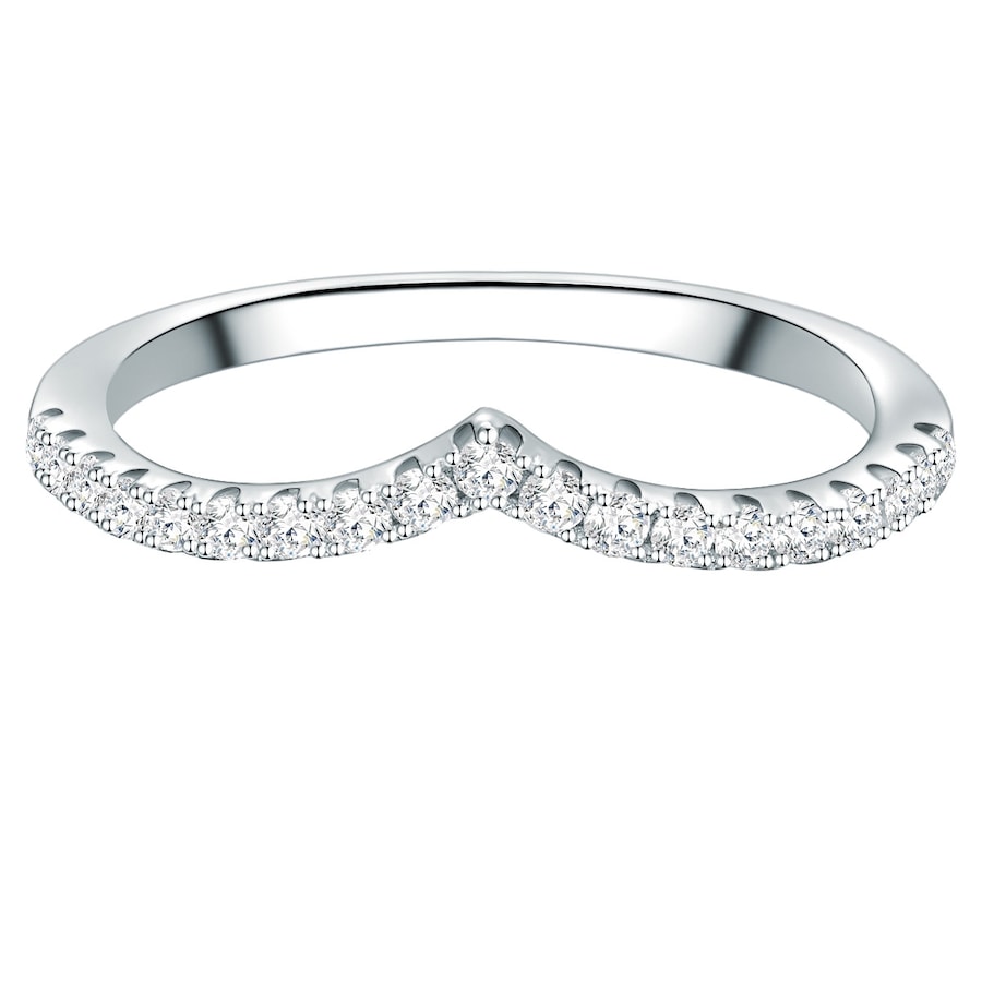 Trilani Ring Sterling Silber Zirkonia in 50 Damen