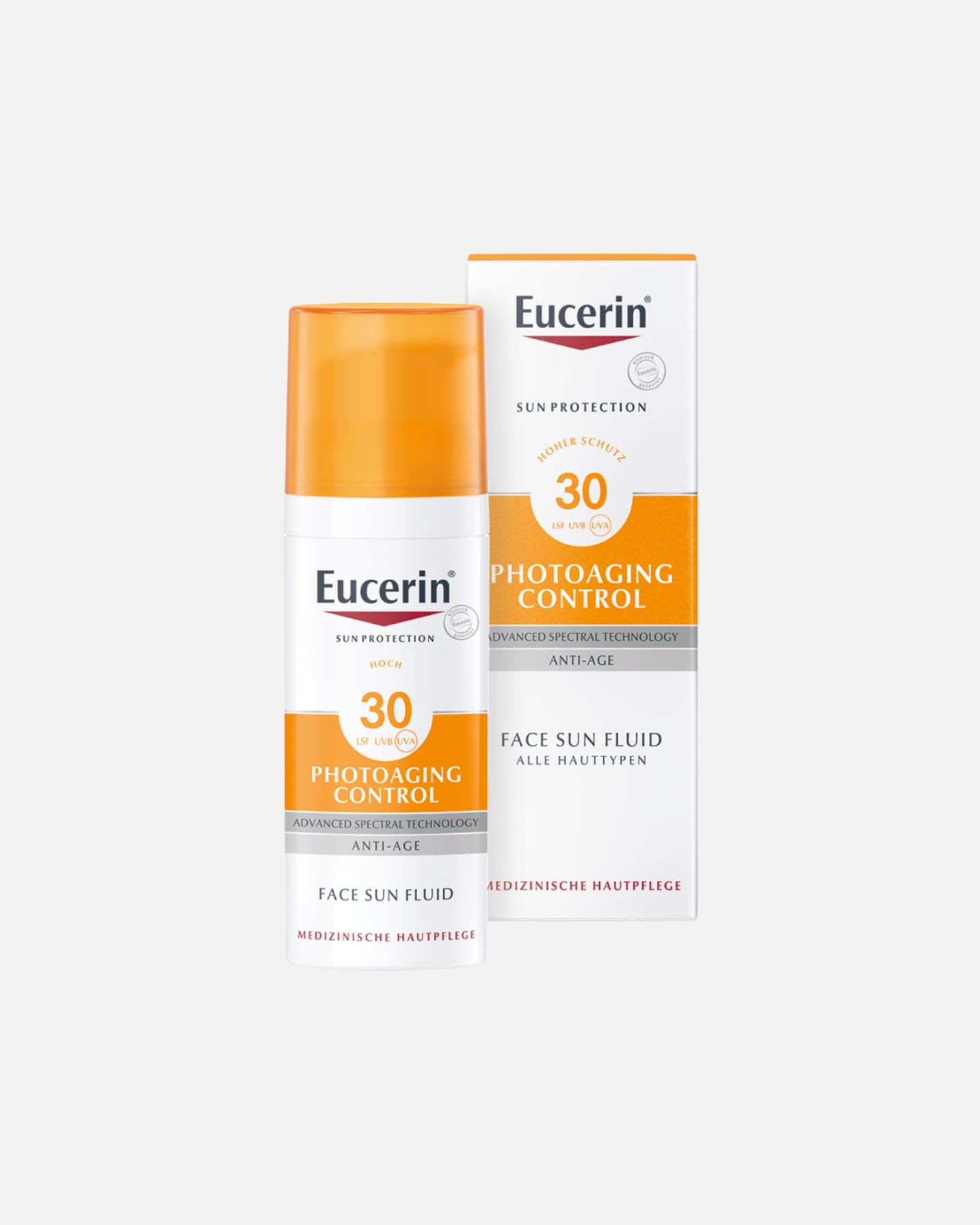 Sonnencreme Gesicht für Unisex Eucerin Sun PhotoAging LSF 30 50 ml